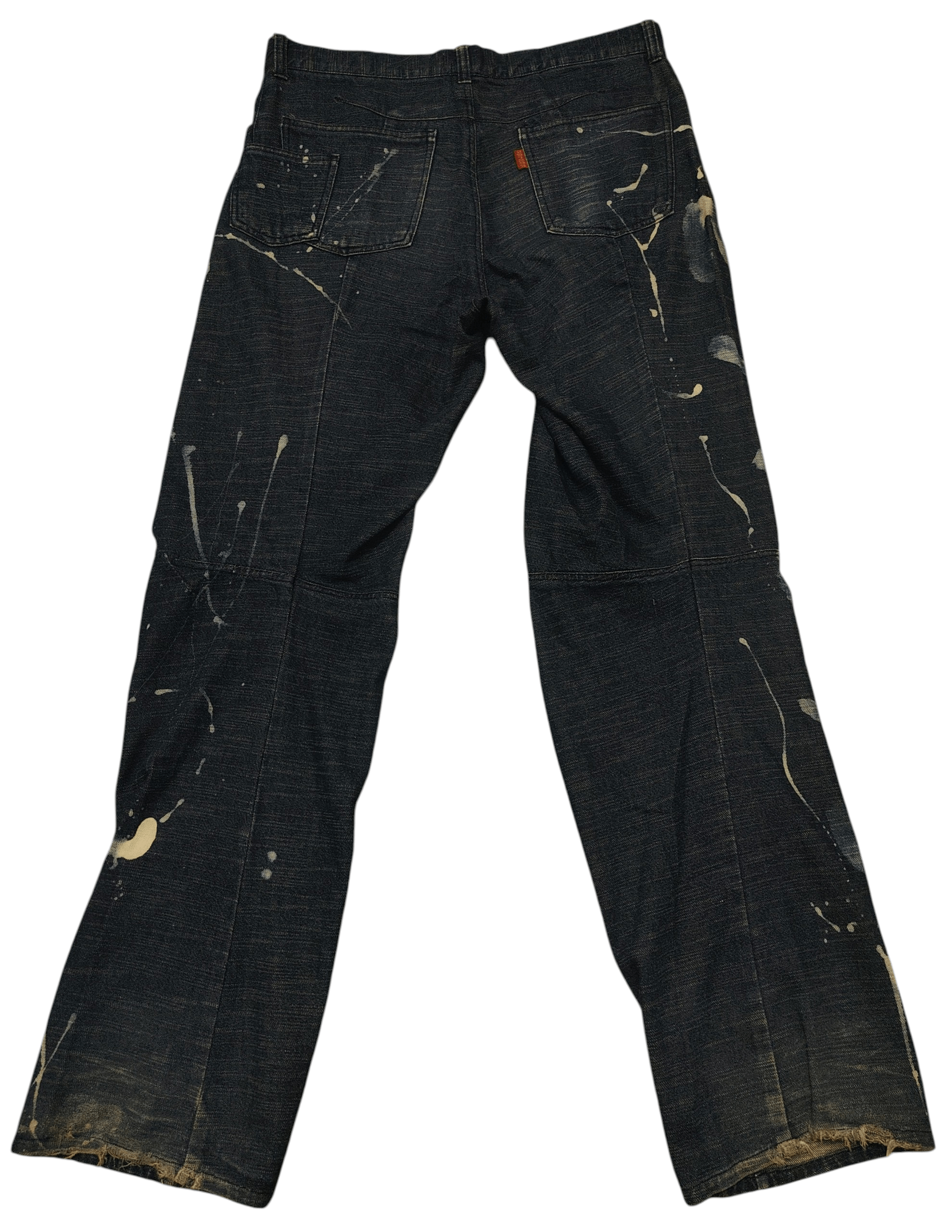 291295=Homme Rare!! 291295=Homme Baggy Pants paint splatter Twisted style Size US 33 - 2 Thumbnail