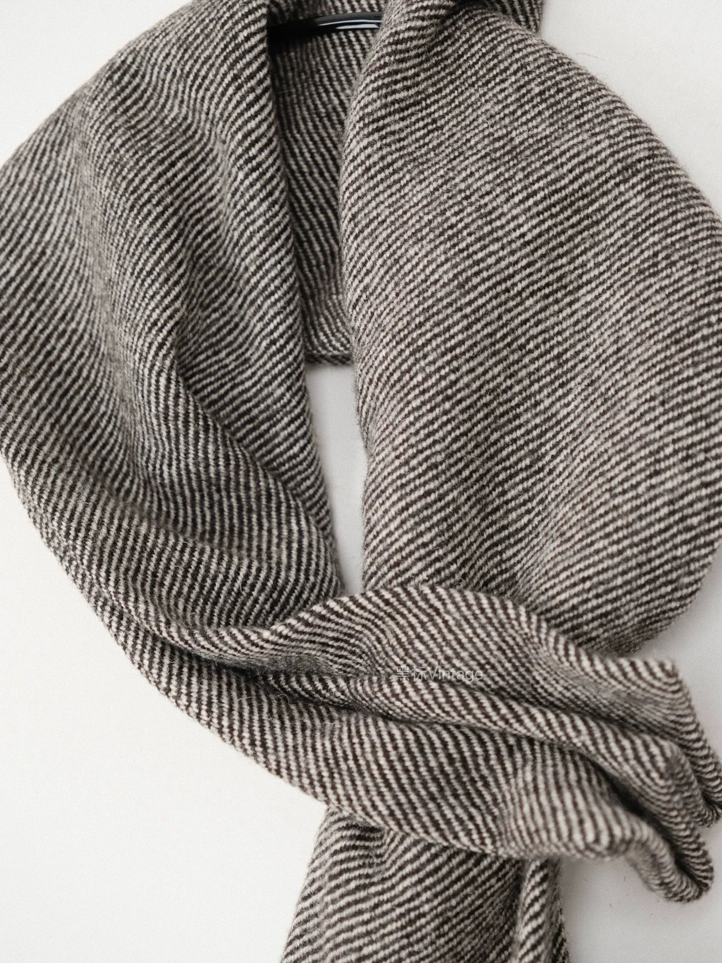 Yohji Yamamoto Yohji Noir 05AW Vintage Houndstooth Stole Scarf 9/10 Size ONE SIZE - 5 Thumbnail