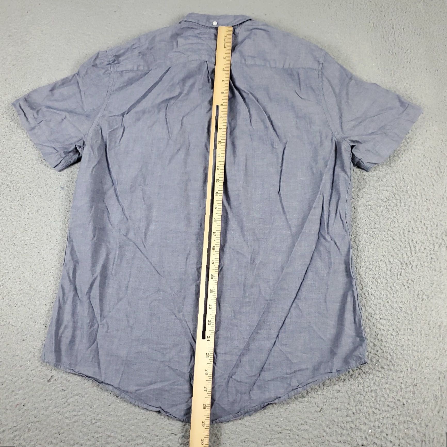 Tommy Hilfiger Tommy Hilfiger Shirt Mens M Blue Short Sleeve Button-Up Collared Casual Everyday Size US M / EU 48-50 / 2 - 3 Thumbnail