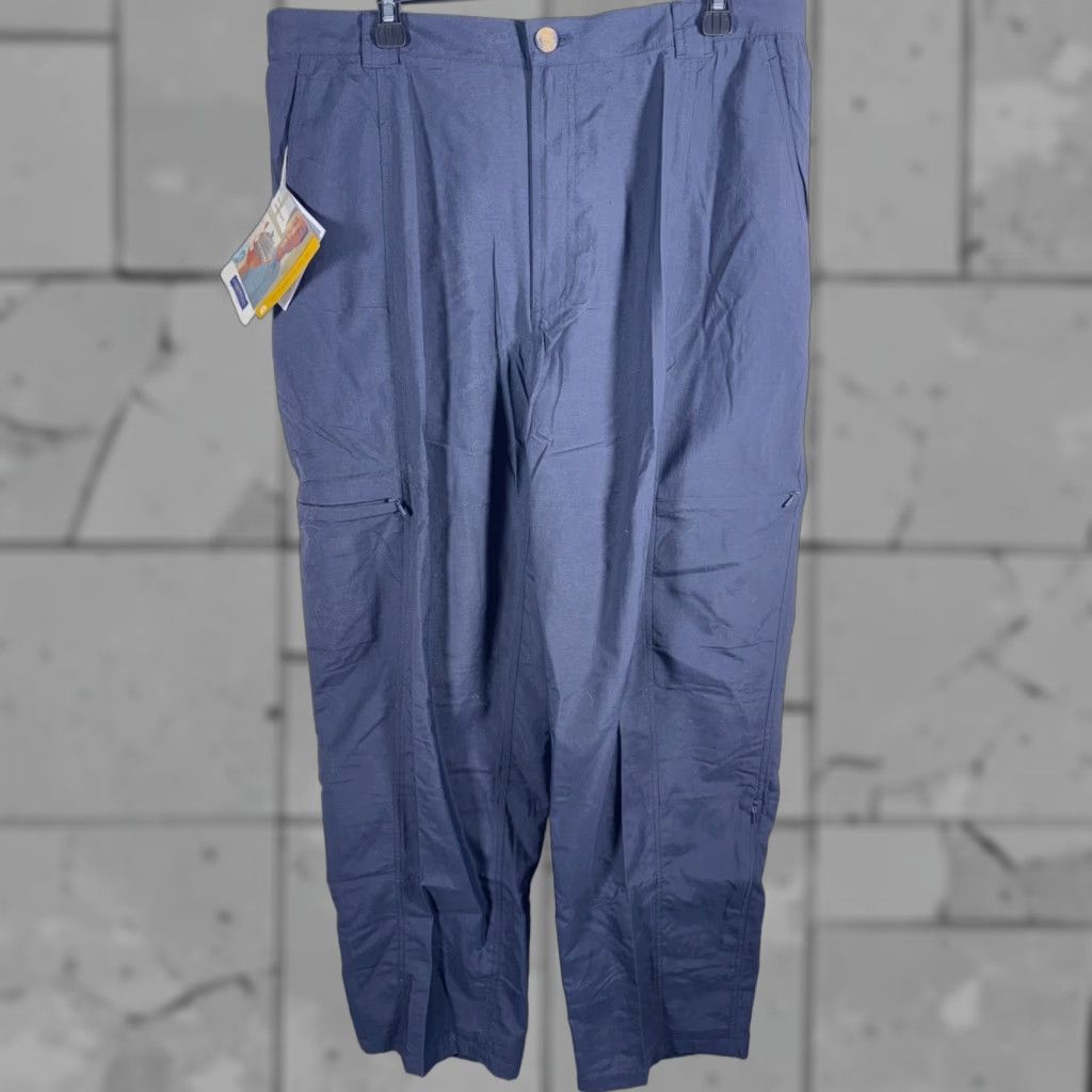 ExOfficio NWT Exofficio Travel Navy Blue Nylon Pants Mens 38x30 Size US 38 / EU 54 - 1 Thumbnail
