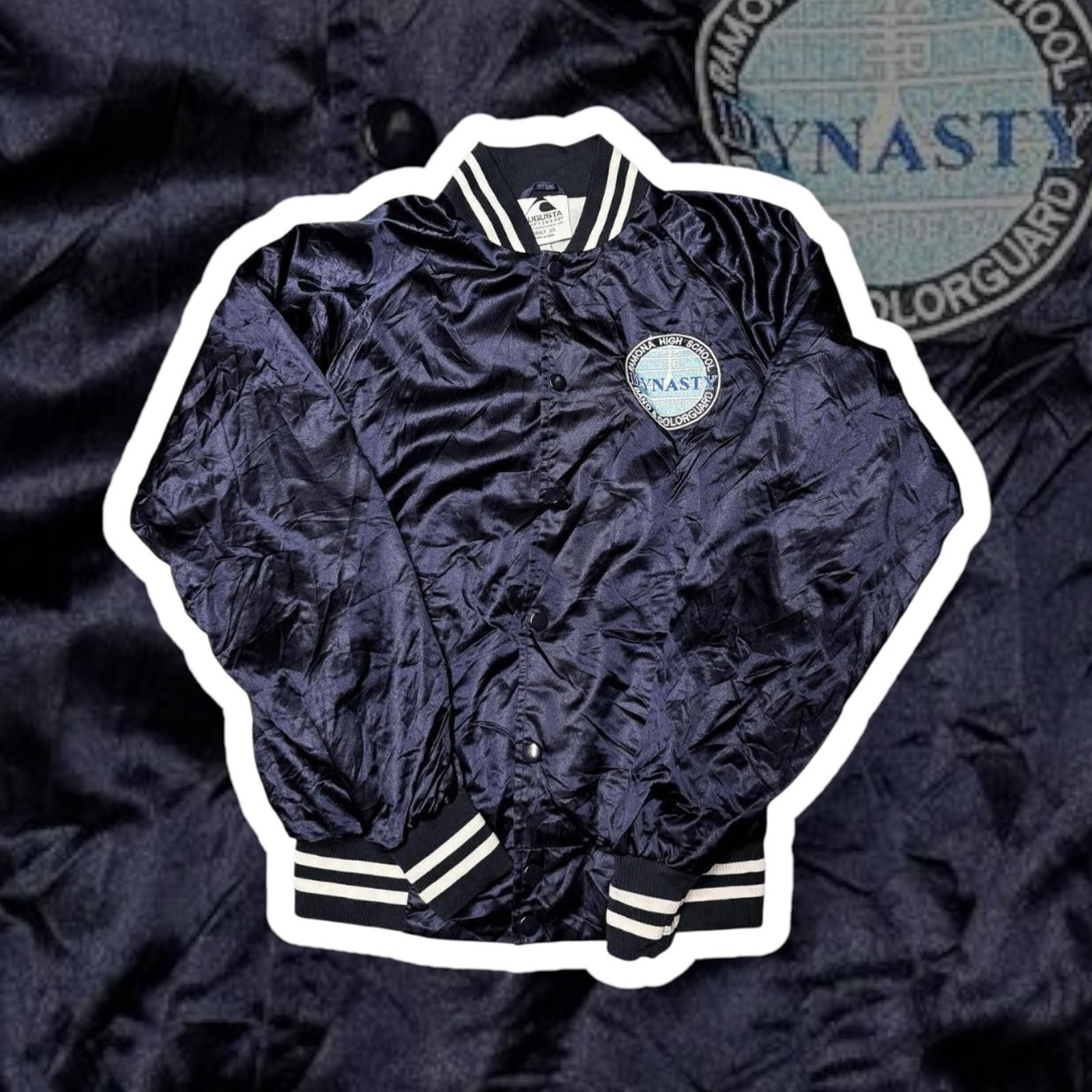 Augusta Sportswear Vintage Augusta Dynasty Satin Jacket - Ramona High School Size US XS / EU 42 / 0 - 1 Thumbnail