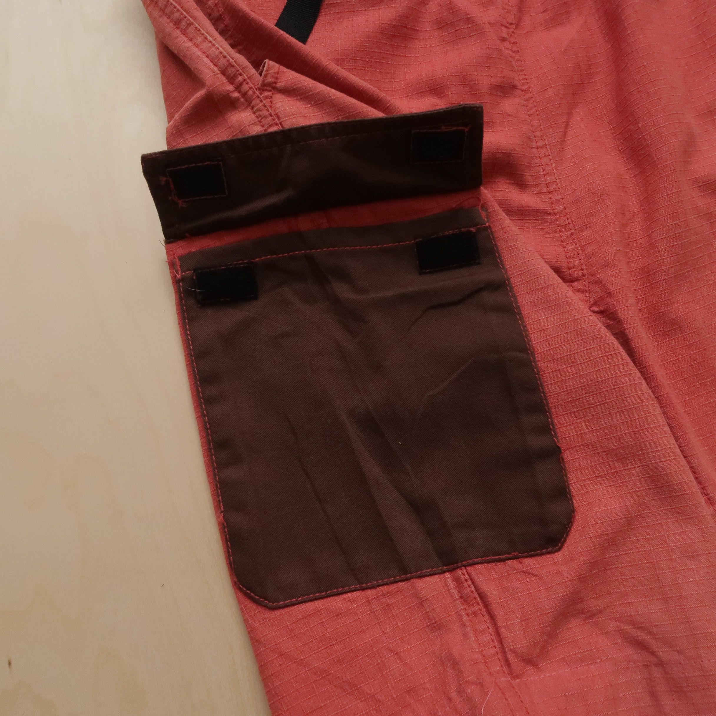Manastash VTG 90s Manastash USA Hemp Cargo Military Patchwork Shorts Size US 33 - 13 Thumbnail