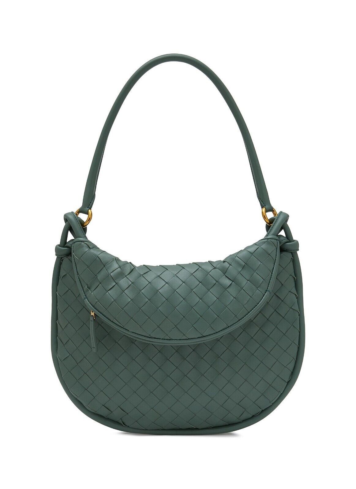 Bottega Veneta BV Gemelli Medium Emerald Leather Shoulder Bag Size ONE SIZE - 1 Thumbnail