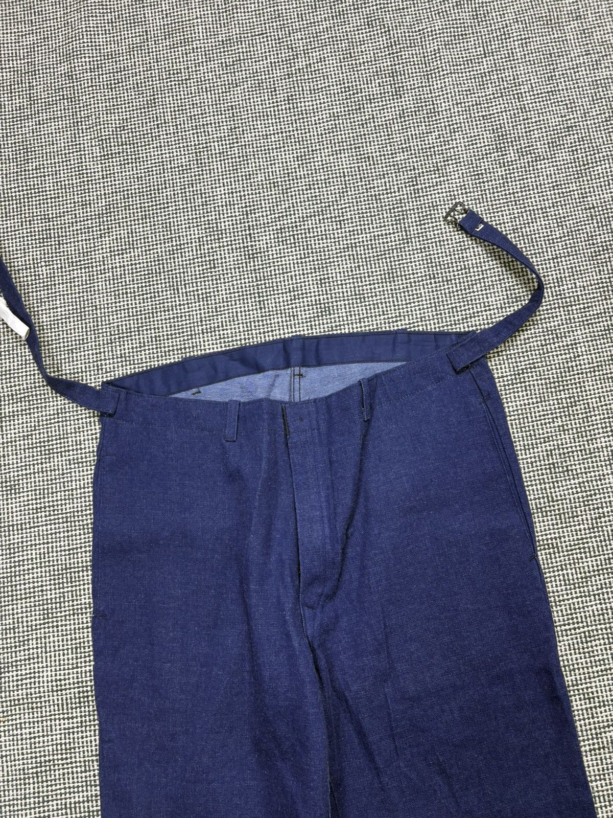 Vintage 70s dswt French chore work baggy pants utility rare Size US 34 / EU 50 - 4 Thumbnail