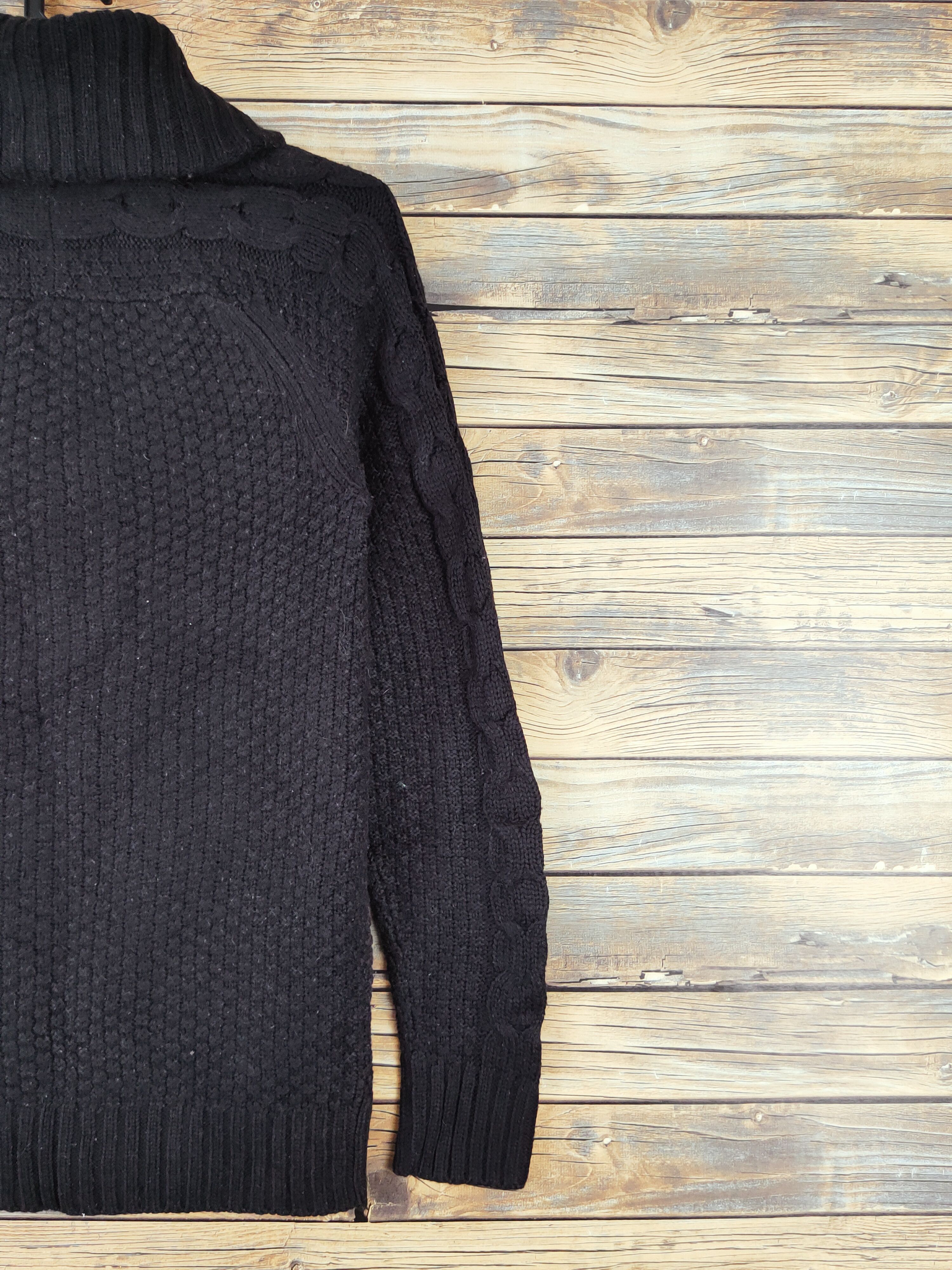 Homespun Knitwear × Vintage Divided H&M Black Knitwear Cardigan #W981 Size XS / US 0-2 / IT 36-38 - 9 Thumbnail