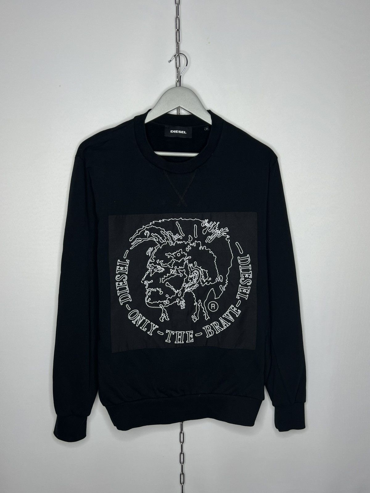 Diesel Diesel Only The Brave Big Logo Sweatshirt Long Sleeve Size US M / EU 48-50 / 2 - 1 Thumbnail
