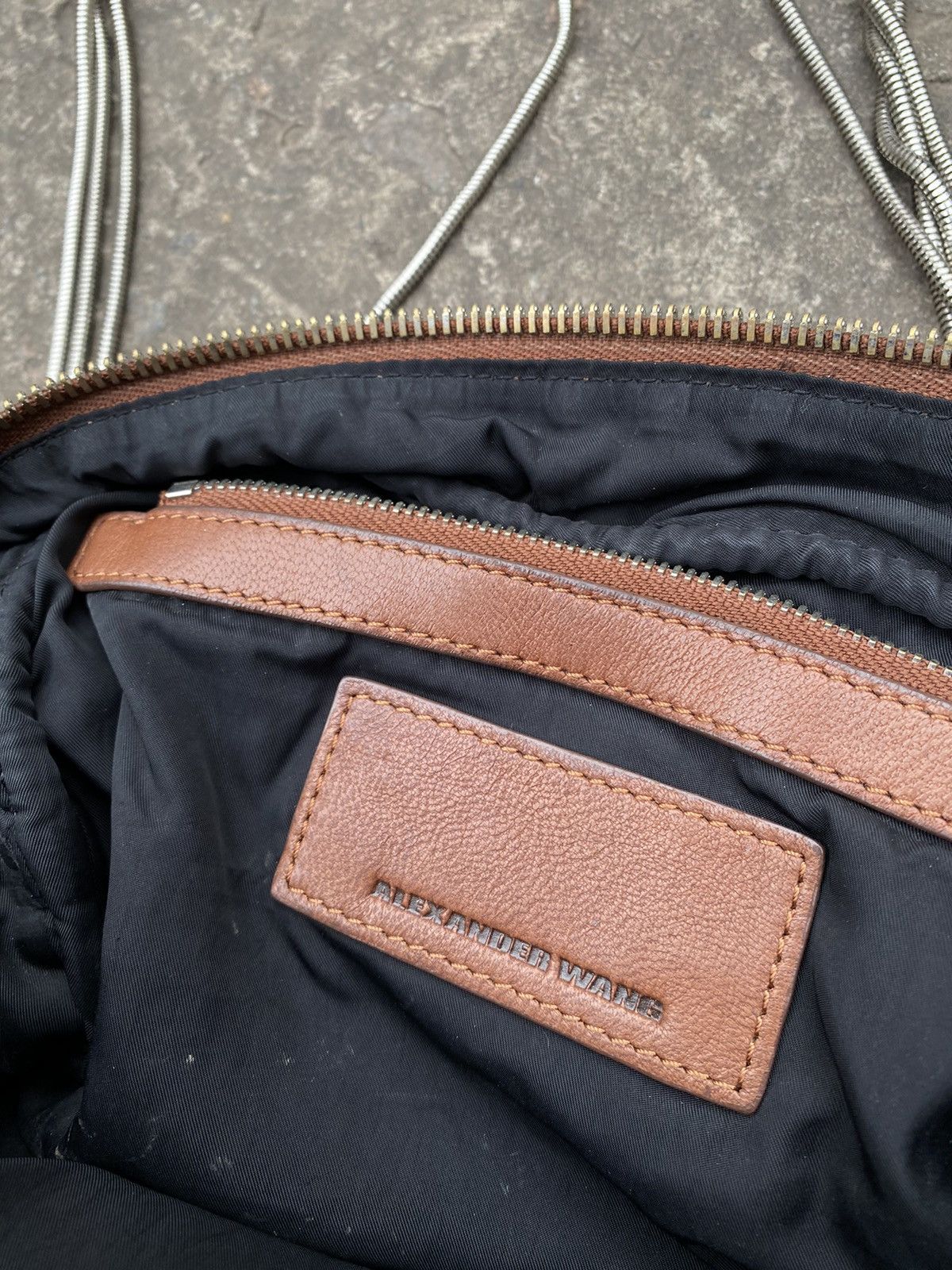 Alexander Wang Alexander Wang Brenda crossbody Leather Brown bag Size ONE SIZE - 12 Thumbnail