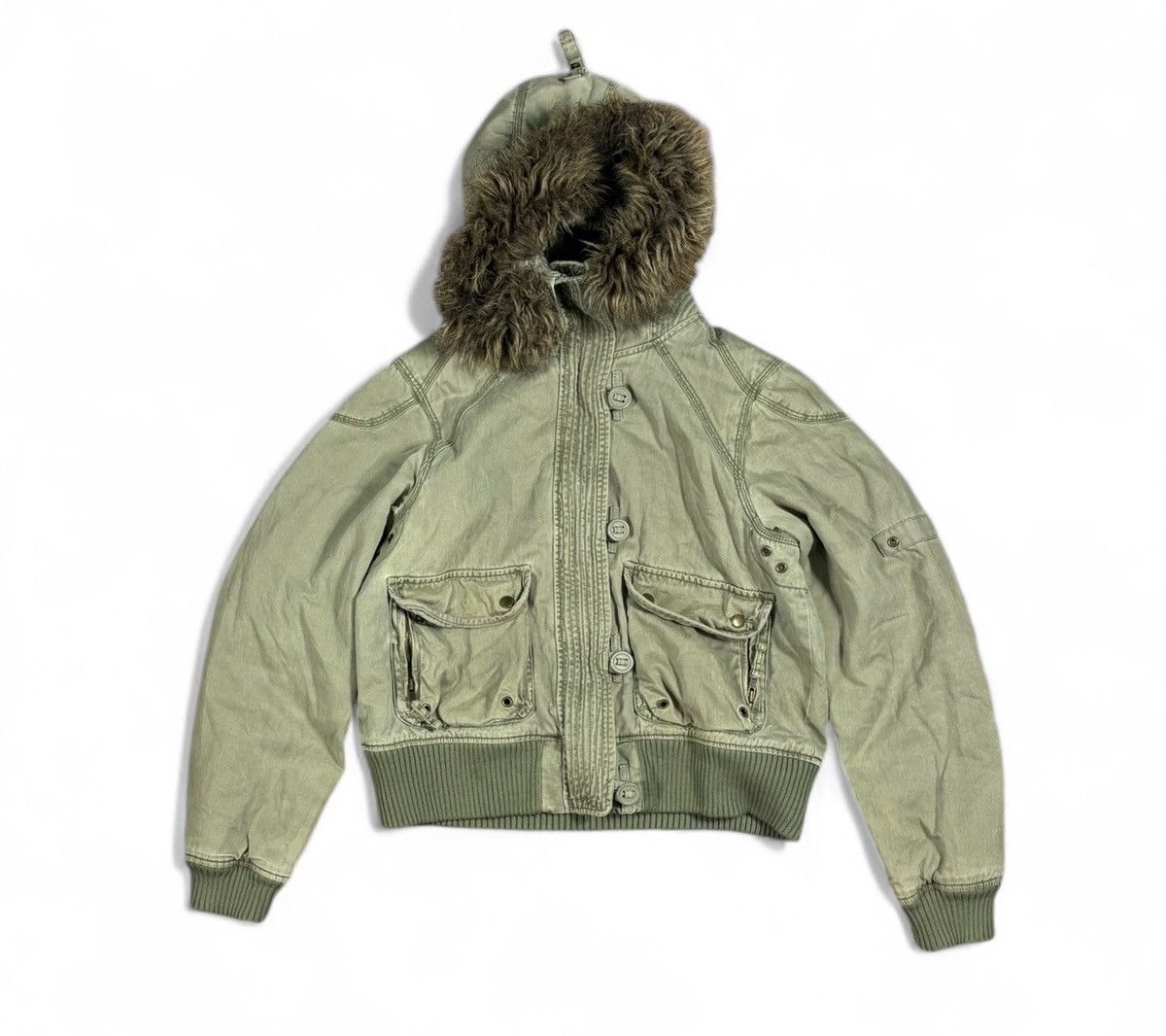 Vintage Cropped Bomber jacket Size M / US 6-8 / IT 42-44 - 1 Thumbnail
