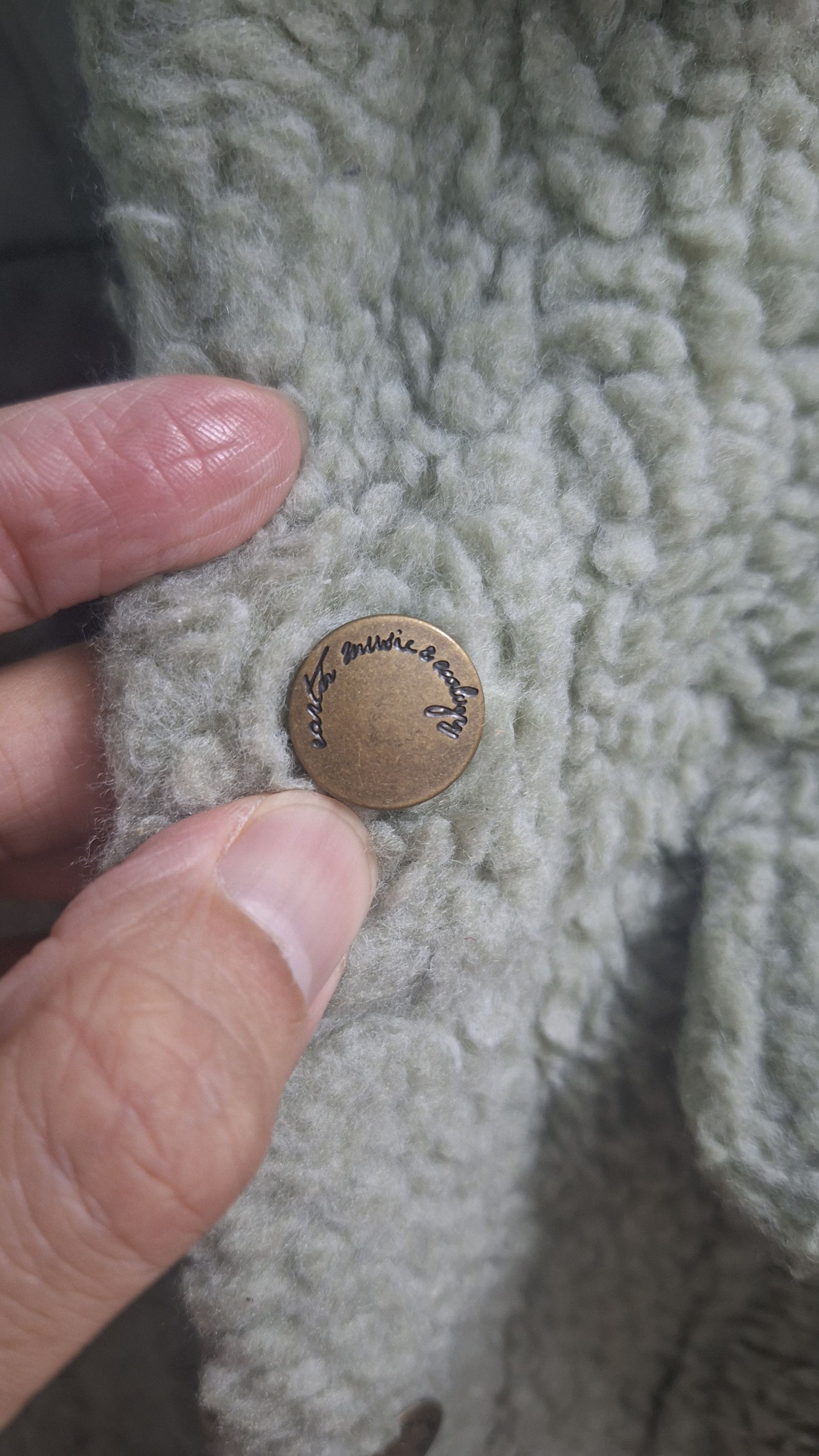 Japanese Brand × Vintage Earth music & ecology Deep pile Fleece Faux Fur Jacket Size US M / EU 48-50 / 2 - 5 Thumbnail
