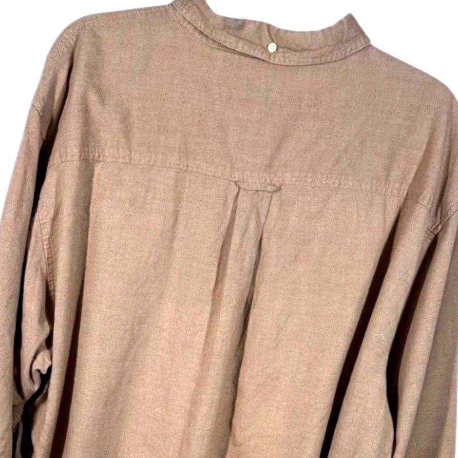Catalina Catalina Mens 2XL Khaki Casual Shirt Long Sleeve Button Down Top Size US XXL / EU 58 / 5 - 4 Thumbnail