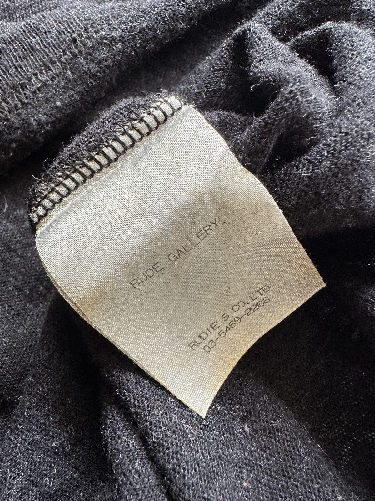 RUDE GALLERY 00’s Rude Gallery wool blend mesh long sleeve Size US M / EU 48-50 / 2 - 15 Thumbnail