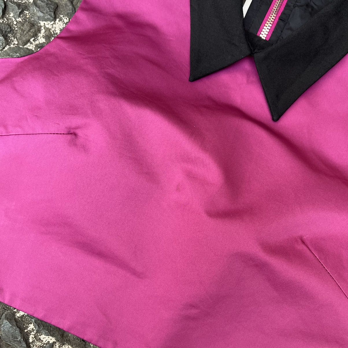 MCQ Alexander McQueen McQ Contrast Collar Cropped Zip Top Size XS / US 0-2 / IT 36-38 - 6 Thumbnail