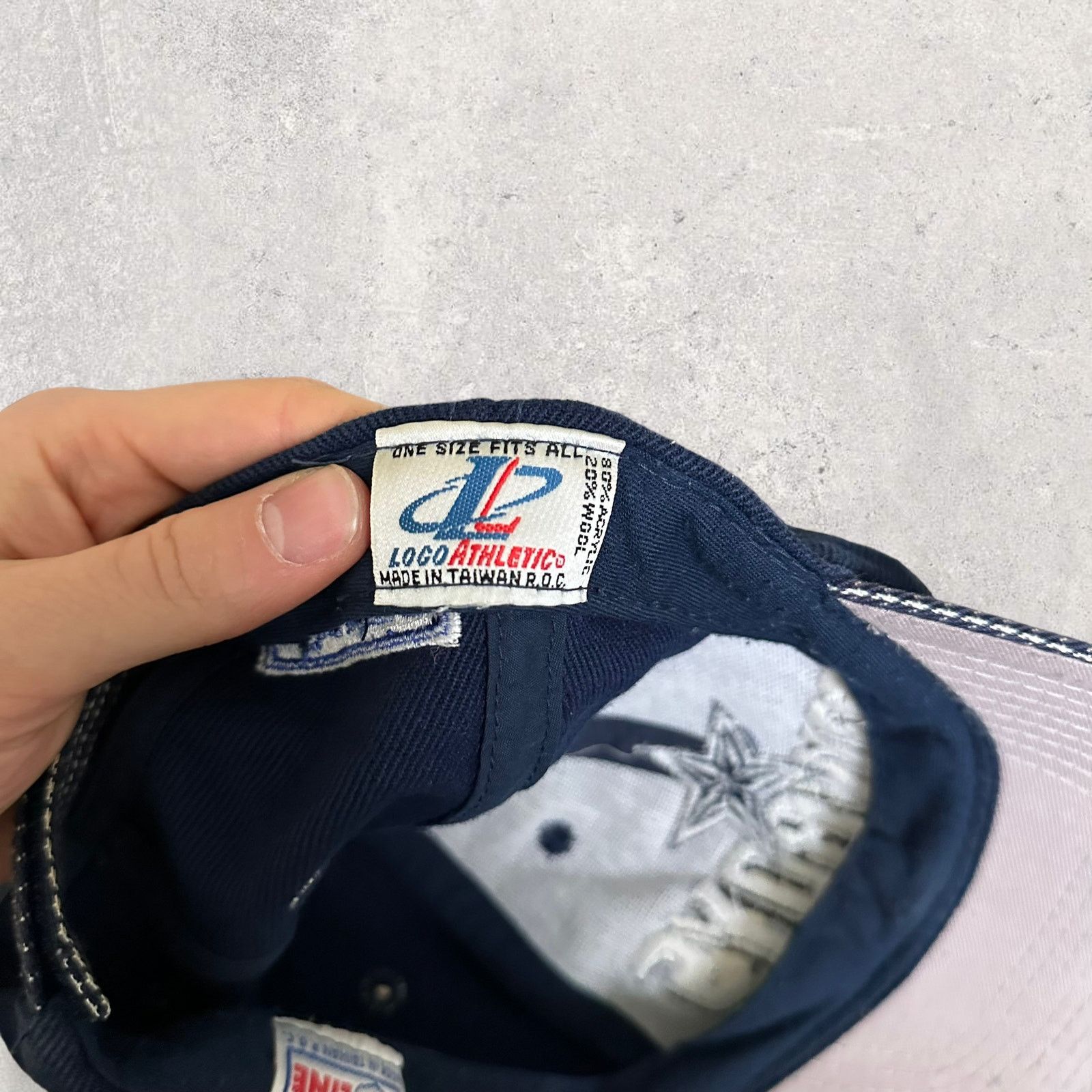 Logo Athletic Vintage 90s Dallas Cowboys Hat OSFA Strapback Adjustable Size ONE SIZE - 9 Thumbnail