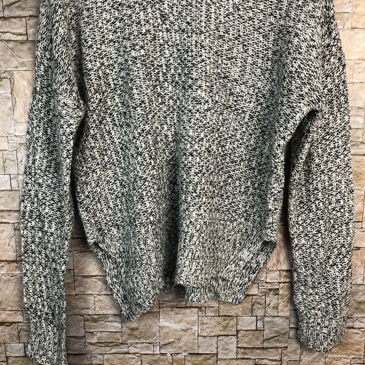 Homespun Knitwear × Japanese Brand Japanese Brand Grey Knitwear #A904 Size L / US 10 / IT 46 - 6 Thumbnail