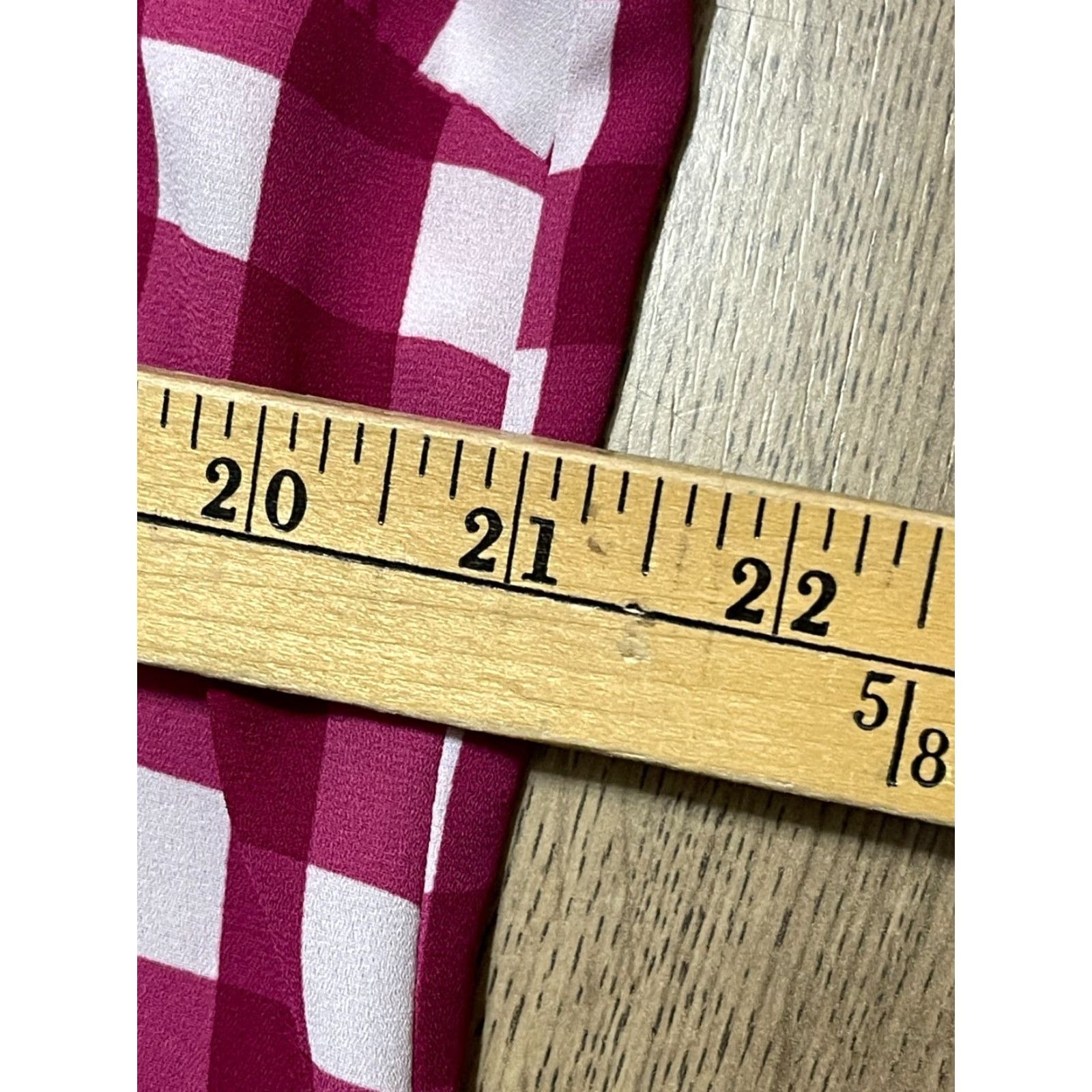 Liz Claiborne Liz Claiborne Tank Top Womens Size M Red White Check Ruffled Neck Tank Casual Modern Vintage: No Size M / US 6-8 / IT 42-44 - 4 Thumbnail