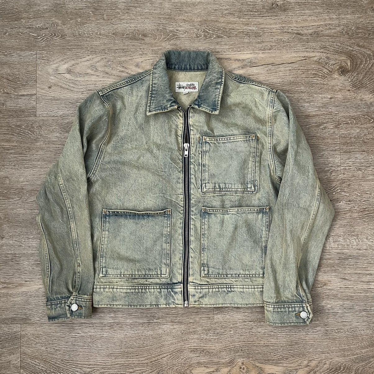 Stussy Stüssy Denim Jacket Size US S / EU 44-46 / 1 - 1 Thumbnail
