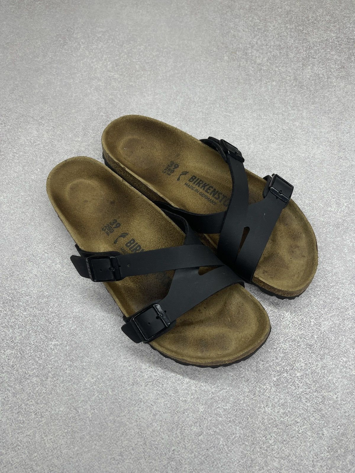 Birkenstock Women Birkenstock Yao Mules Sandals Black Size US 8 / IT 38 - 2 Thumbnail