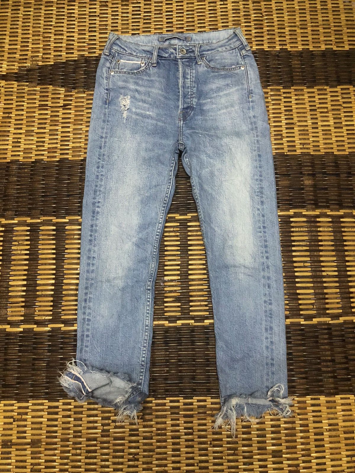 Designer × Japanese Brand GOA NIMES SELVEDGE JEANS Size 27" / US 4 / IT 40 - 3 Thumbnail