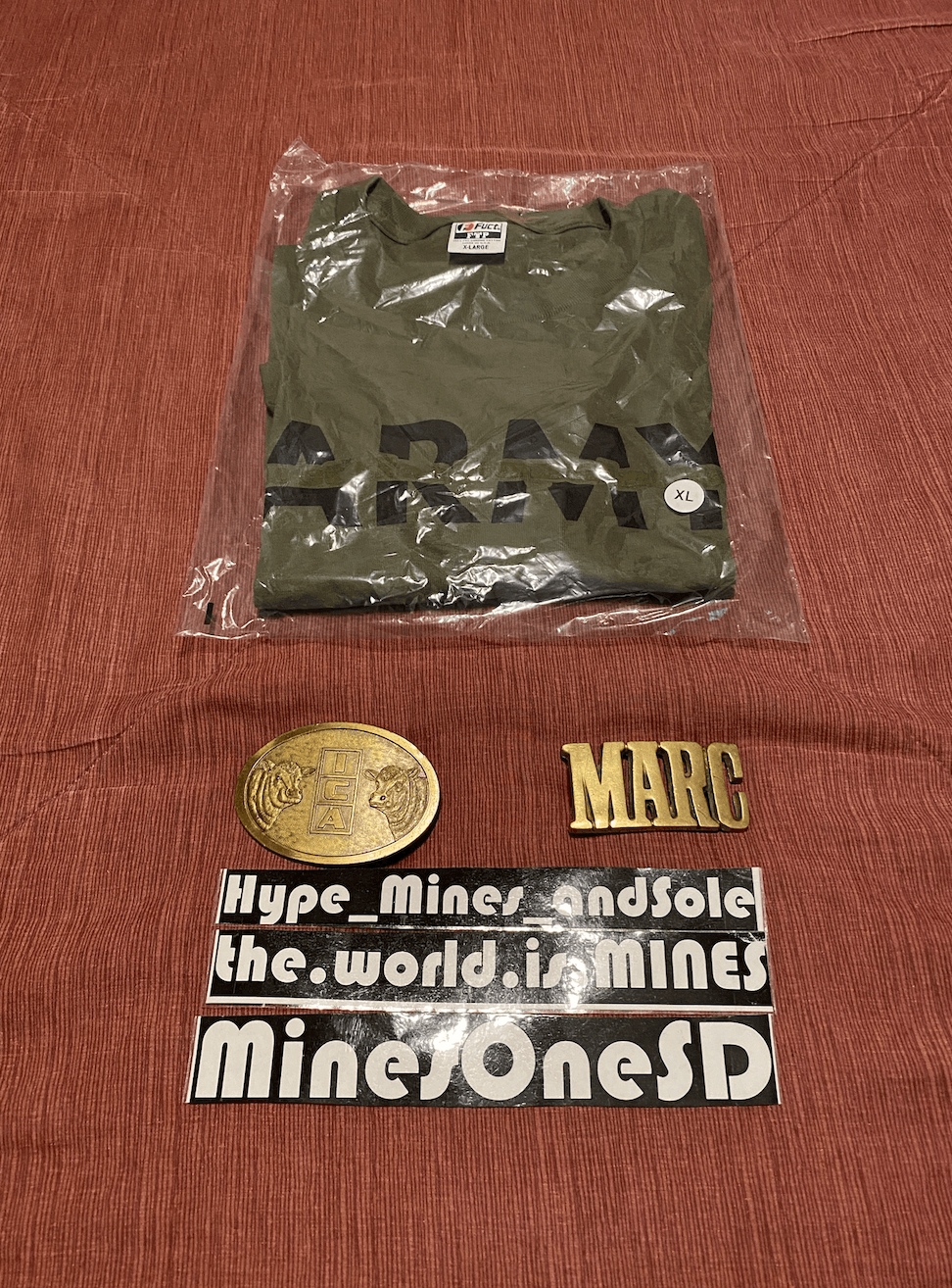 FUCT × Fuck The Population NEW FTP X FUCT Army Tee - Military Green - XL Size US XL / EU 56 / 4 - 2 Thumbnail