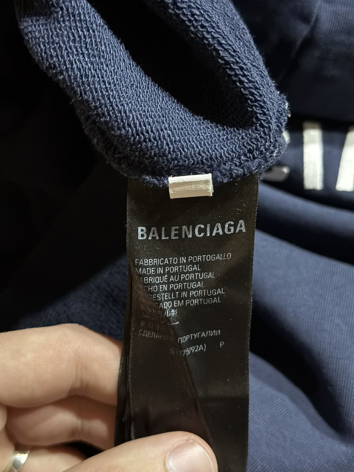 Balenciaga balenciaga logotype hoodie Size US M / EU 48-50 / 2 - 5 Thumbnail
