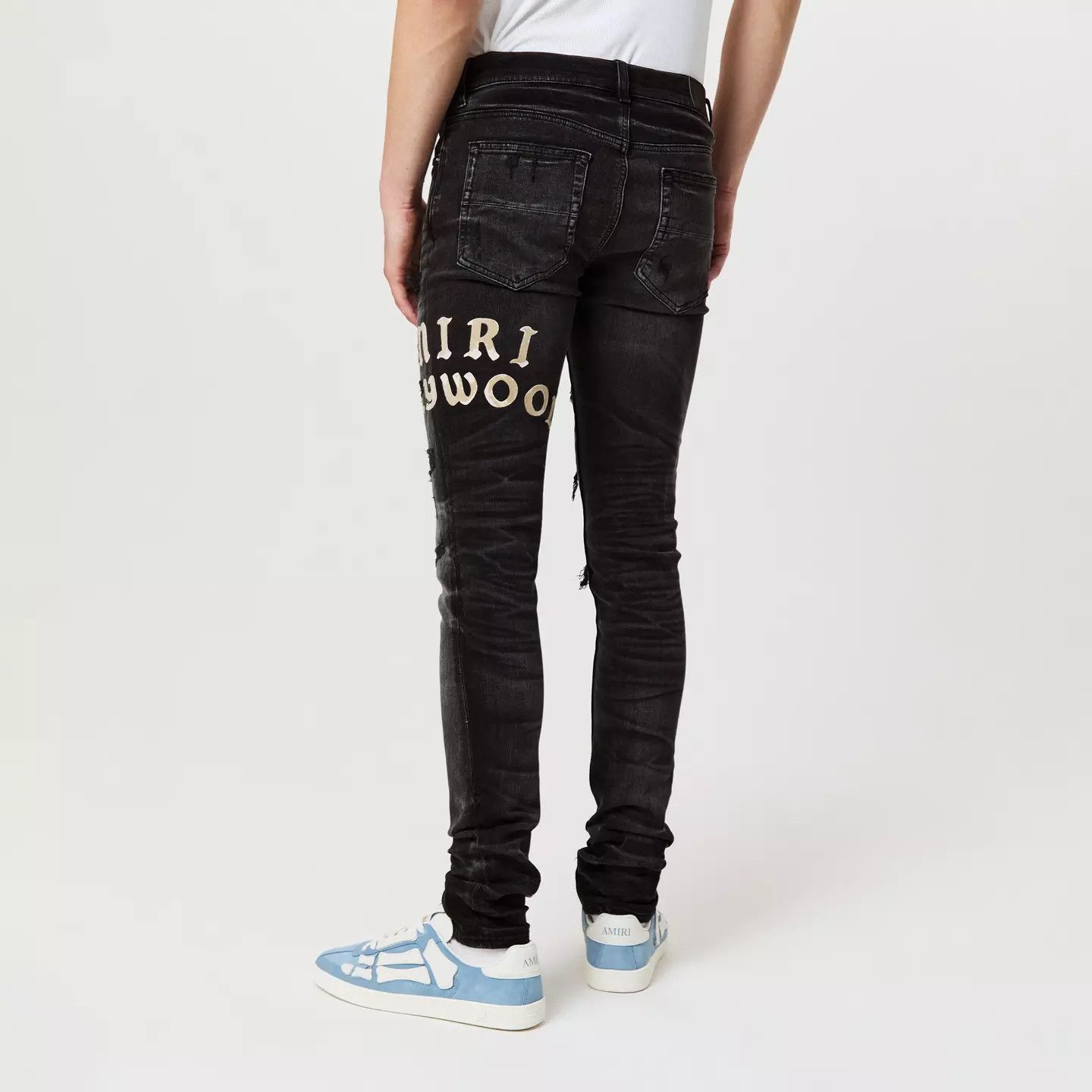Amiri o1g2r1mq0426 Skinny Jeans in Faded Black Size US 36 / EU 52 - 4 Thumbnail