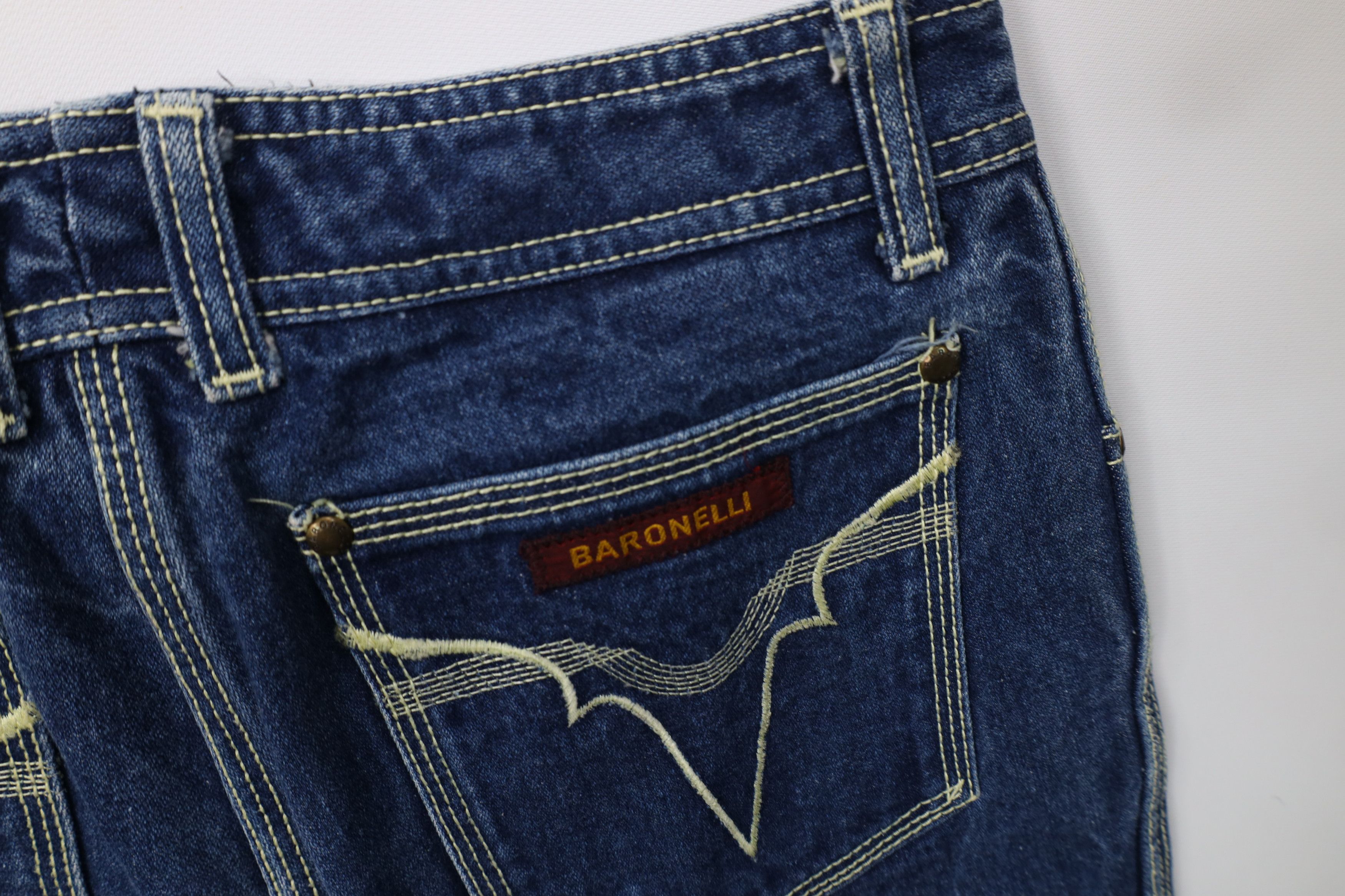 Vintage Vintage 70s 80s Streetwear Straight Leg Denim Jeans Cotton Size 28" / US 6 / IT 42 - 14 Thumbnail