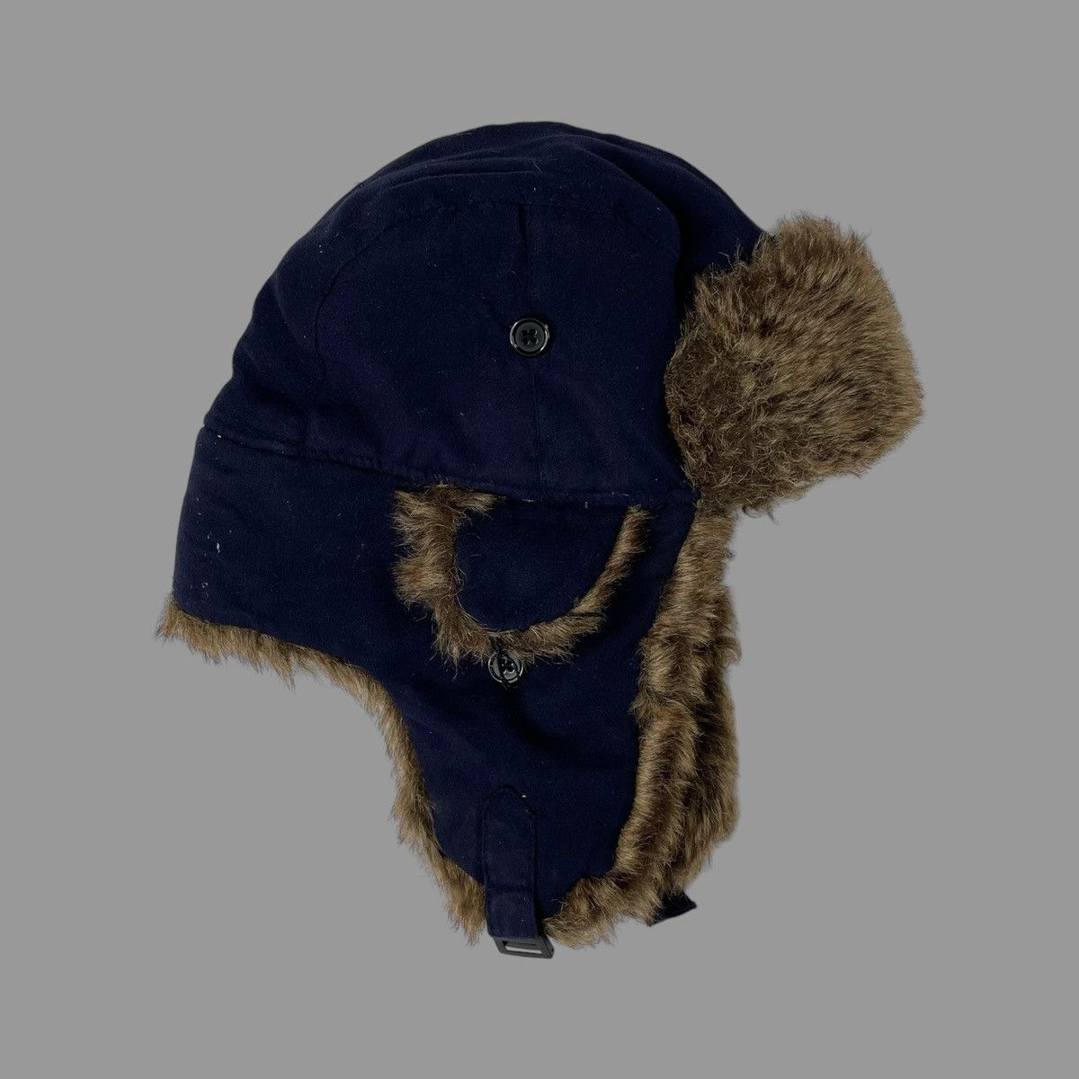 Vintage Vintage 90s wool fur ushanka hat Size ONE SIZE - 2 Thumbnail
