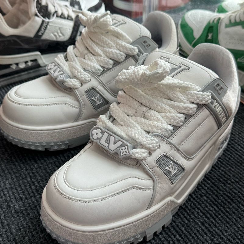 Louis Vuitton Louis Vuitton Trainer Maxi Low Top Sneakers 0079 Size US 8 / EU 41 - 1 Thumbnail