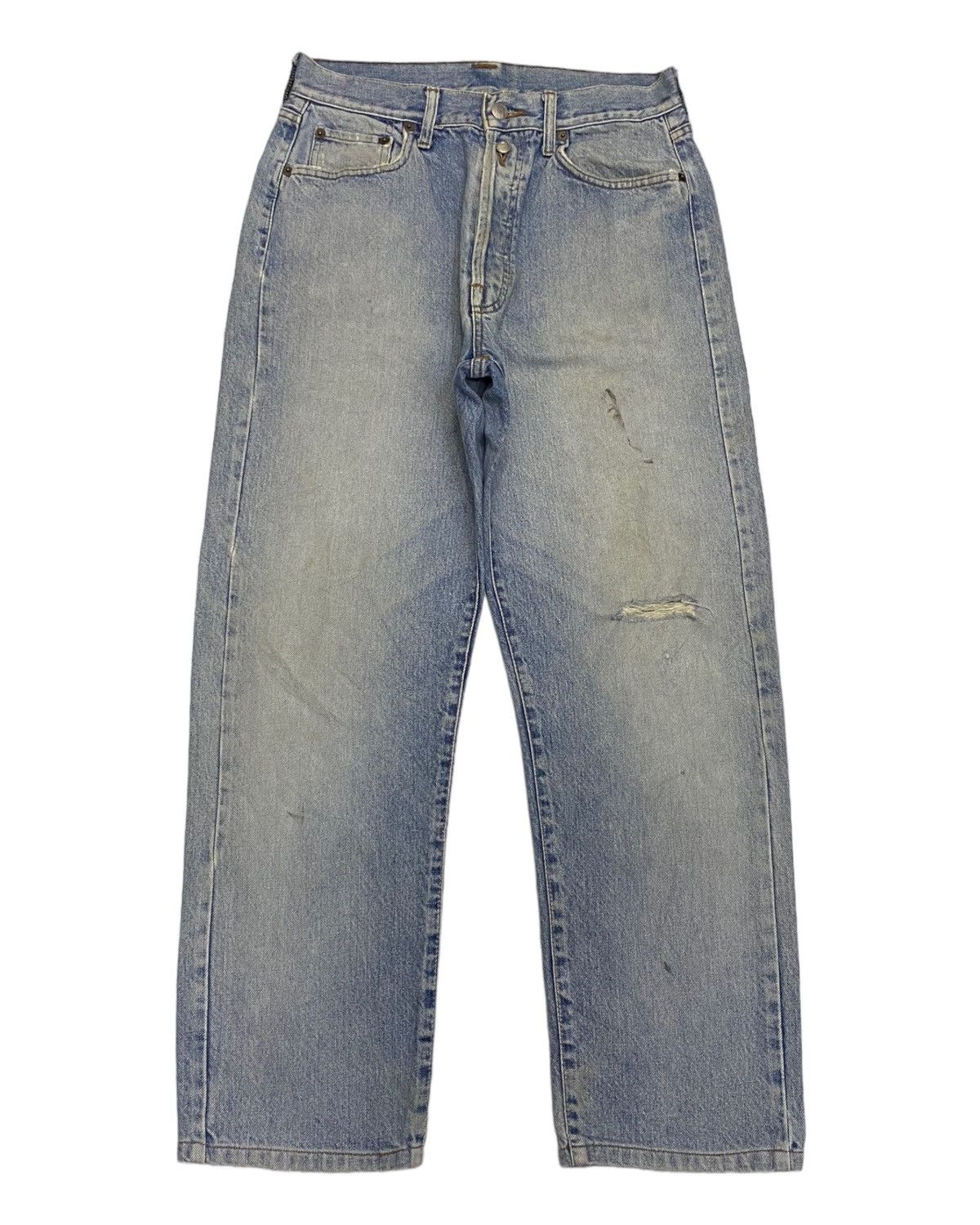 If Six Was Nine BAGGY JEANS REPLAY DISTRESSED DENIM JEANS Size US 30 / EU 46 - 1 Thumbnail