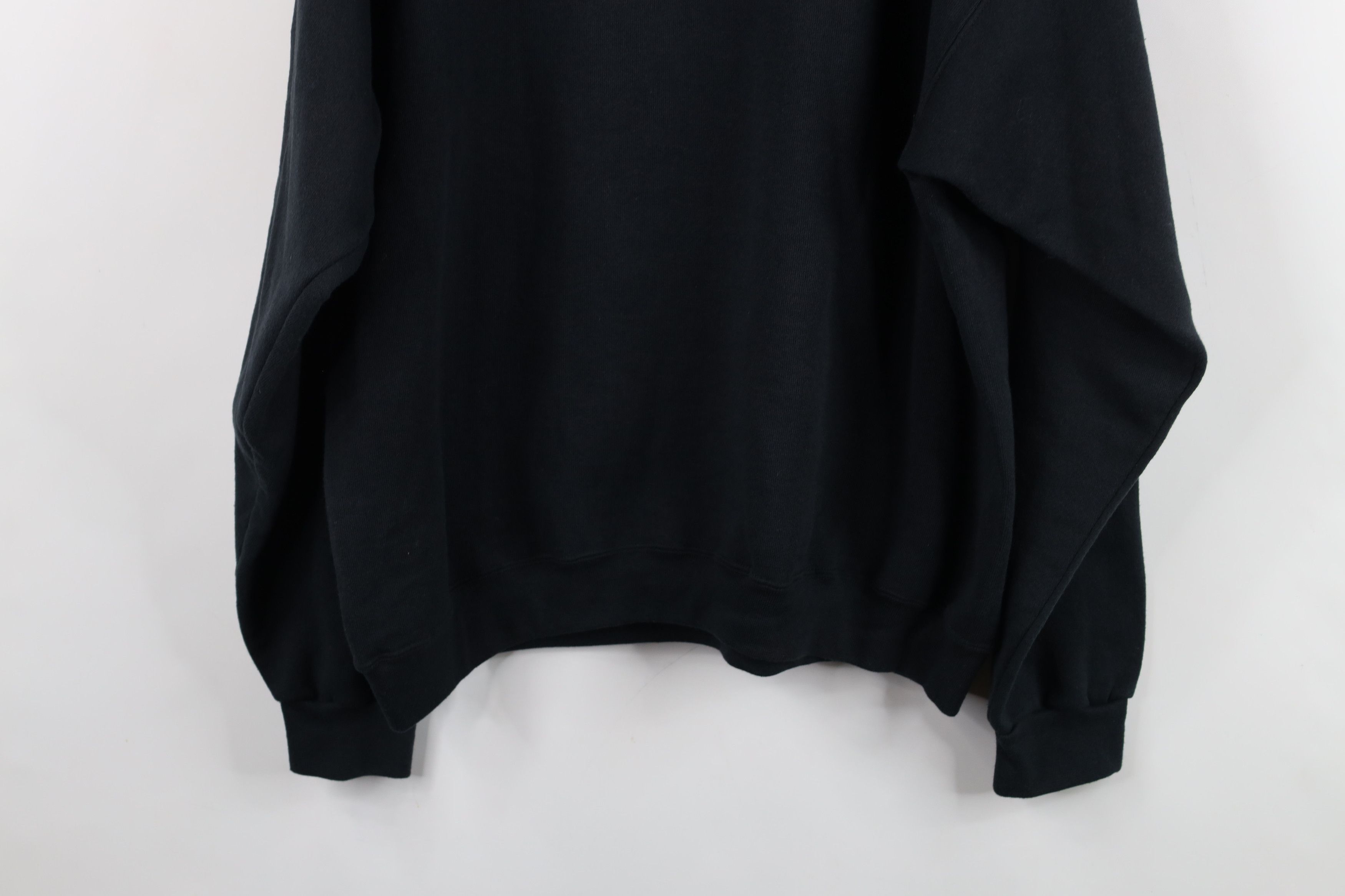Champion Vintage 90s Champion Faded Spell Out Hoodie Sweatshirt Black Size US XL / EU 56 / 4 - 13 Thumbnail