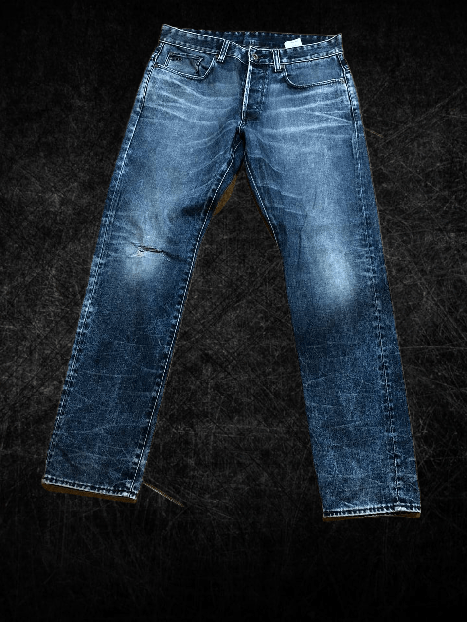 G-Star Mens G-Star Regular Tapered Fit Blue Denim Jeans Size US 32 / EU 48 - 1 Thumbnail