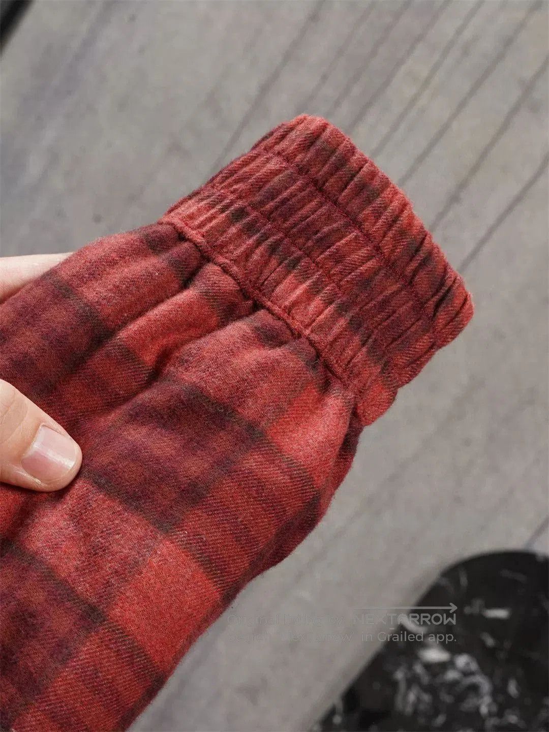 Kiton Kiton Red Flannel Hooded Jacket. Size US S / EU 44-46 / 1 - 8 Thumbnail