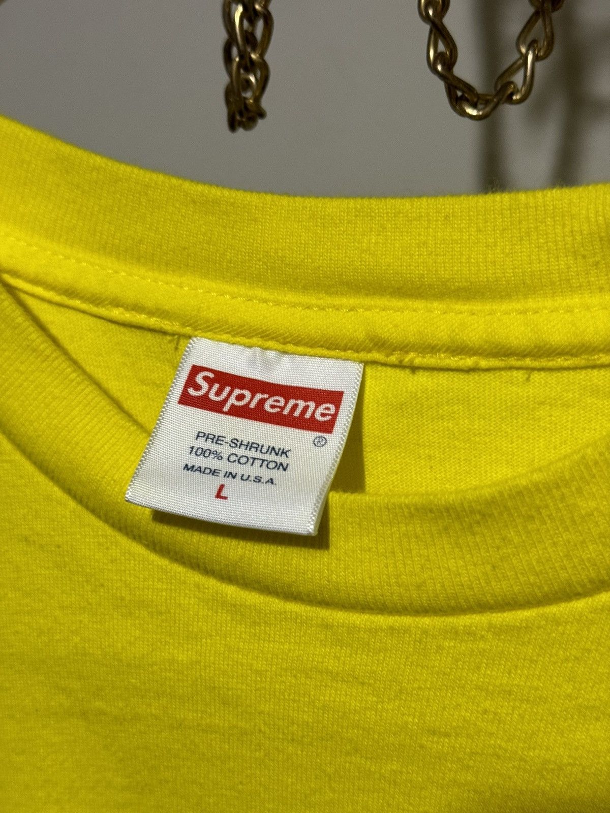 Supreme Supreme Tupac Hologram Tee Yellow Large Size US L / EU 52-54 / 3 - 5 Thumbnail