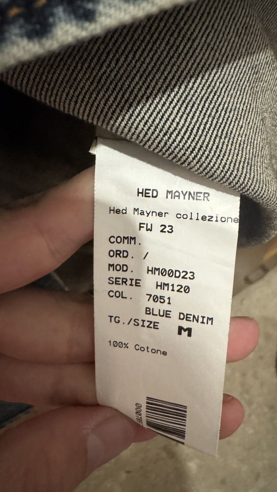 Hed Mayner Hed Mayner Denim Overshirt Size US M / EU 48-50 / 2 - 4 Thumbnail