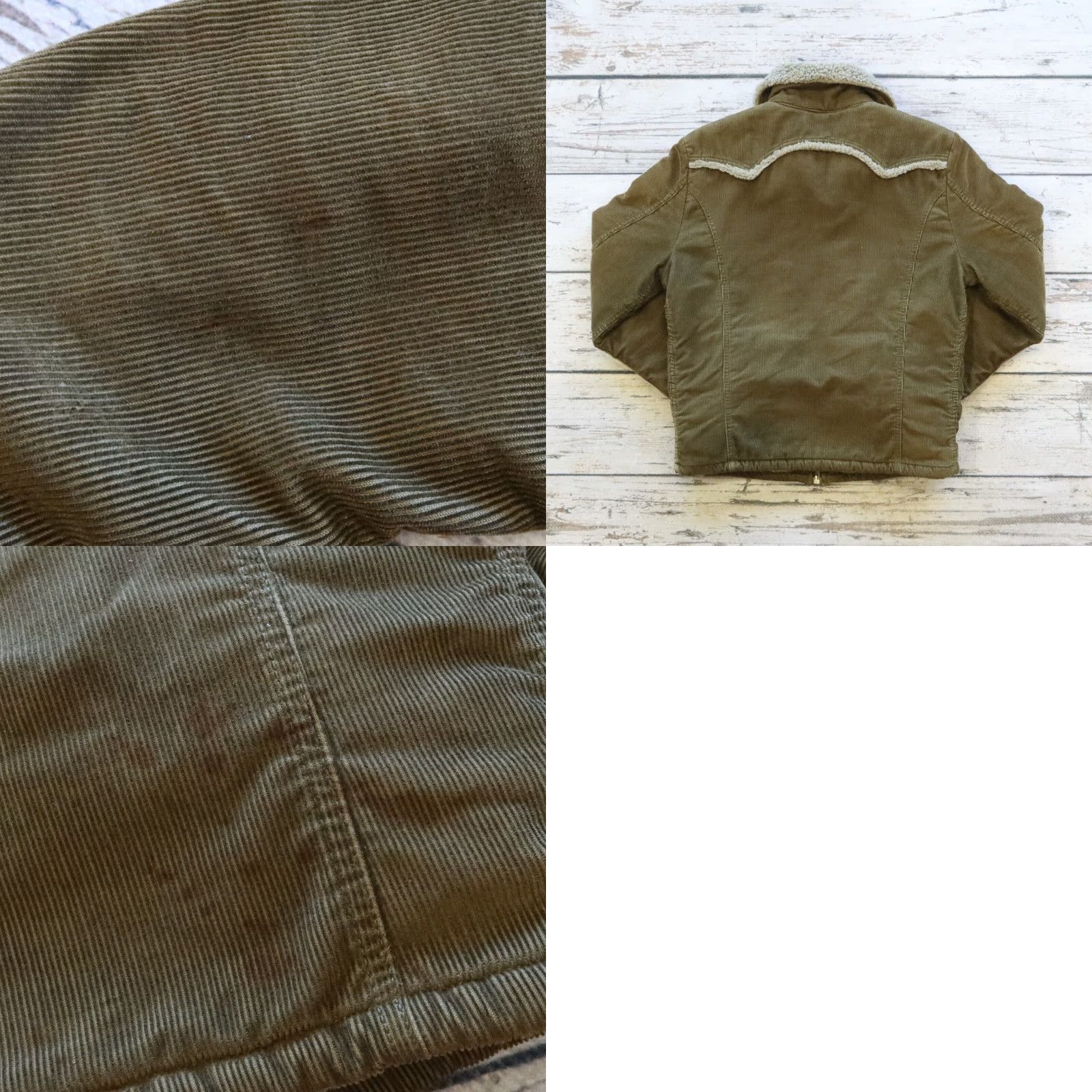 Diesel VINTAGE 90s Diesel Corduroy Pile Fleece Lined Jacket Size US M / EU 48-50 / 2 - 10 Thumbnail