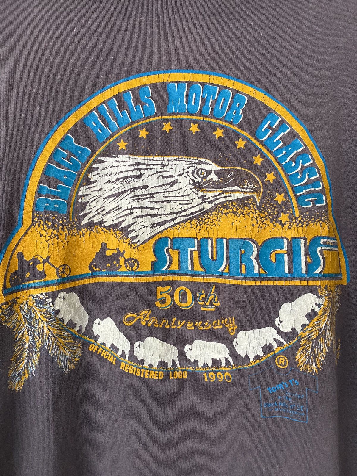 Vintage 1990 Sturgis Super Fader Tee Size XL Size US XL / EU 56 / 4 - 1 Thumbnail