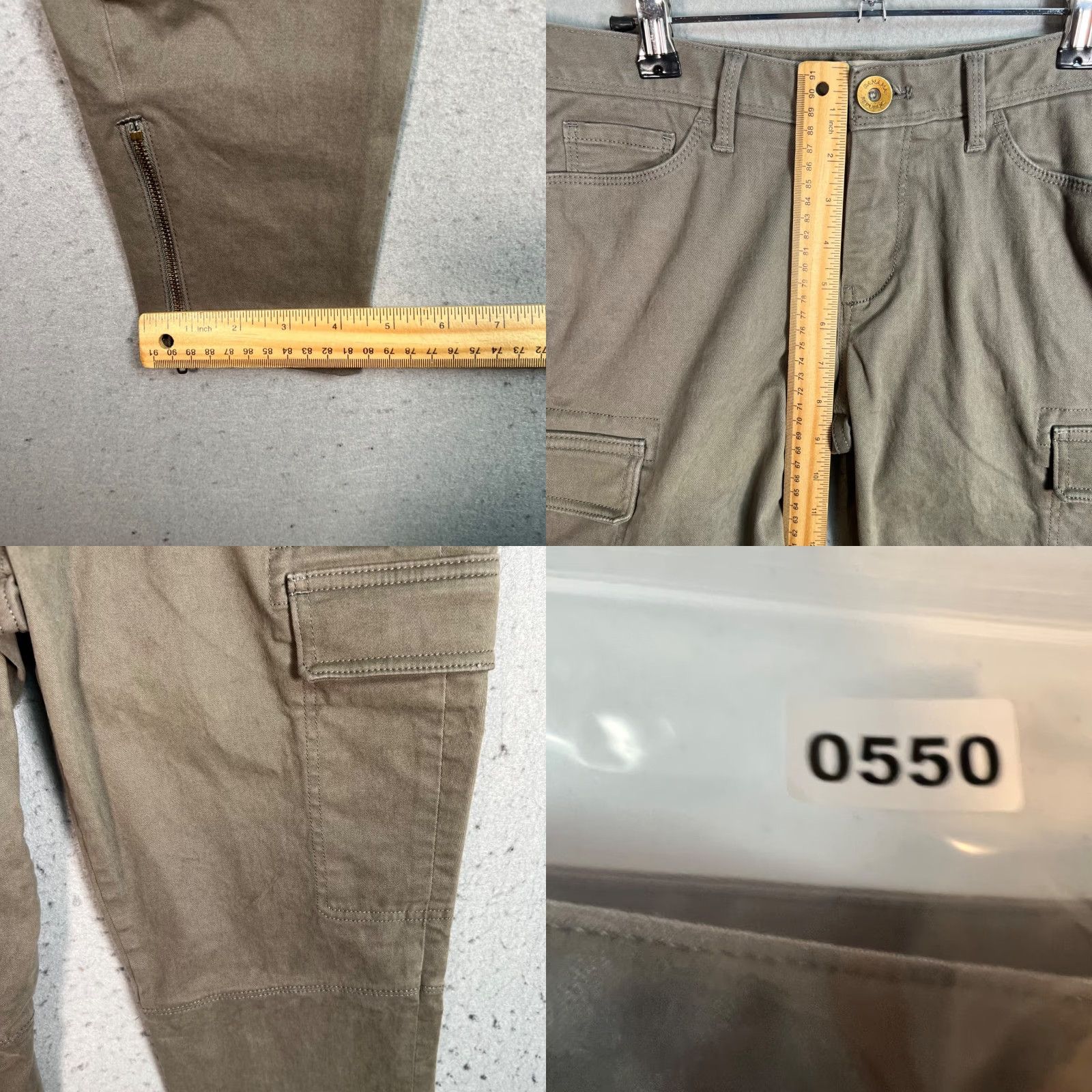 Banana Republic VINTAGE Banana Republic Heritage Collection Cargo Pants 27 Beige Slim Fit Cotton Blend Women 27 Beige Cargo Pants Womens size 27 Slim fit Cotton Blend Size 27" / US 4 / IT 40 - 8 Thumbnail