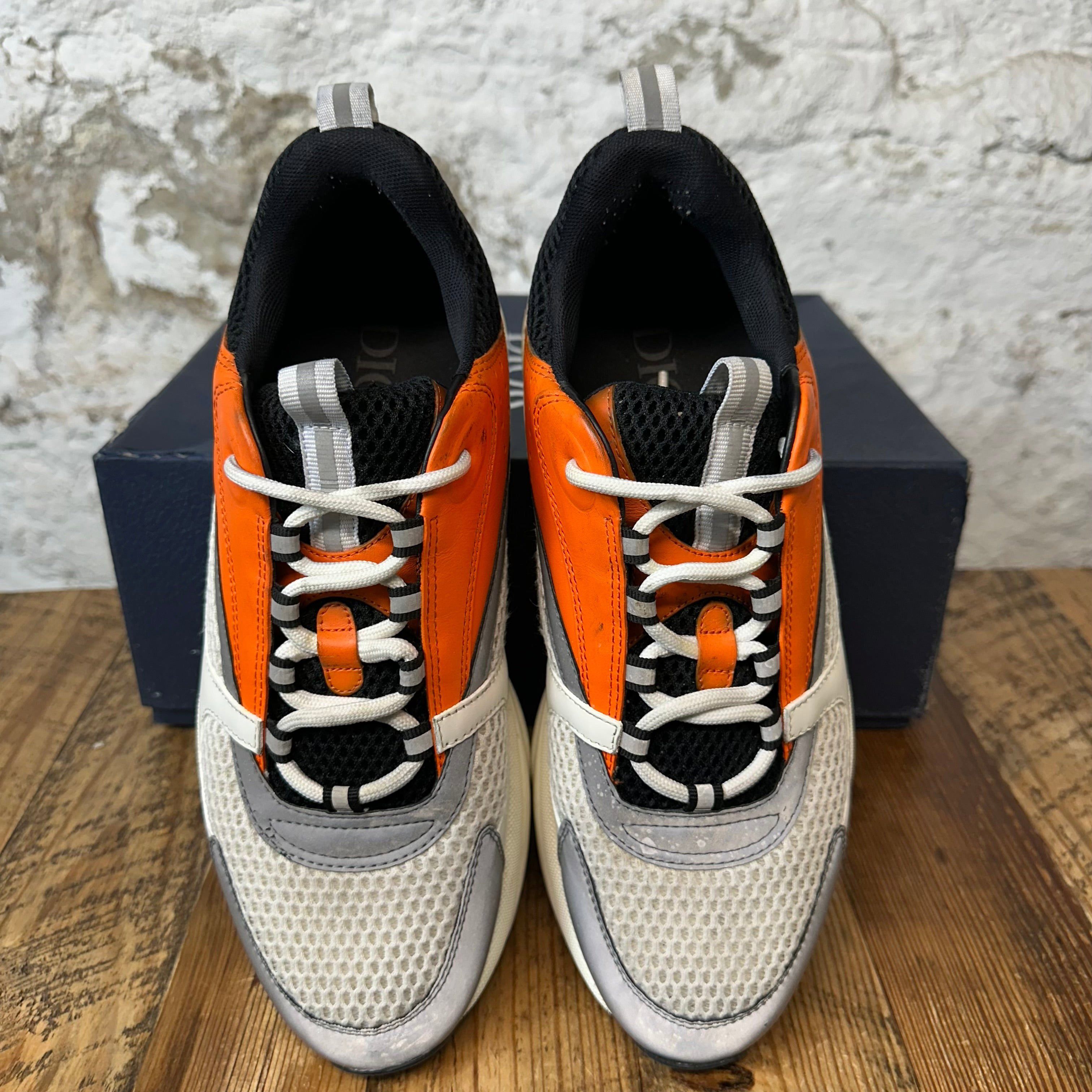 Dior Dior B22 Orange Black White Sneaker Sz 10 (43) Size US 10 / EU 43 - 3 Thumbnail