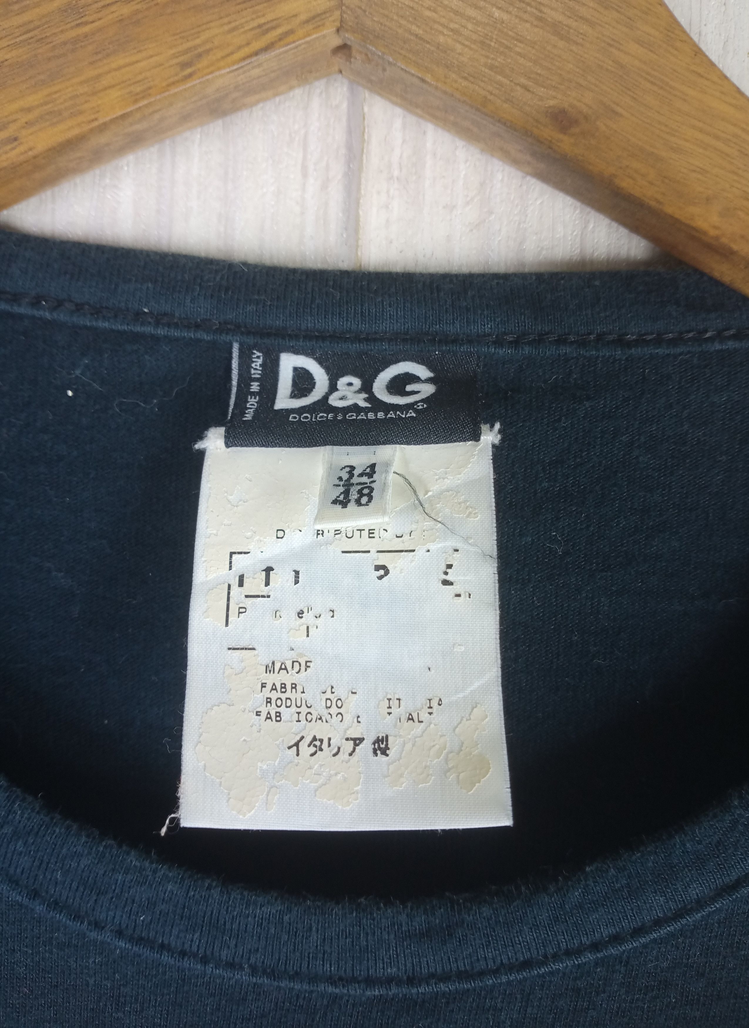 Dolce & Gabbana Rare Vintage Dolce & Gabbana "I Love Denim" Tshirt Size US M / EU 48-50 / 2 - 6 Thumbnail