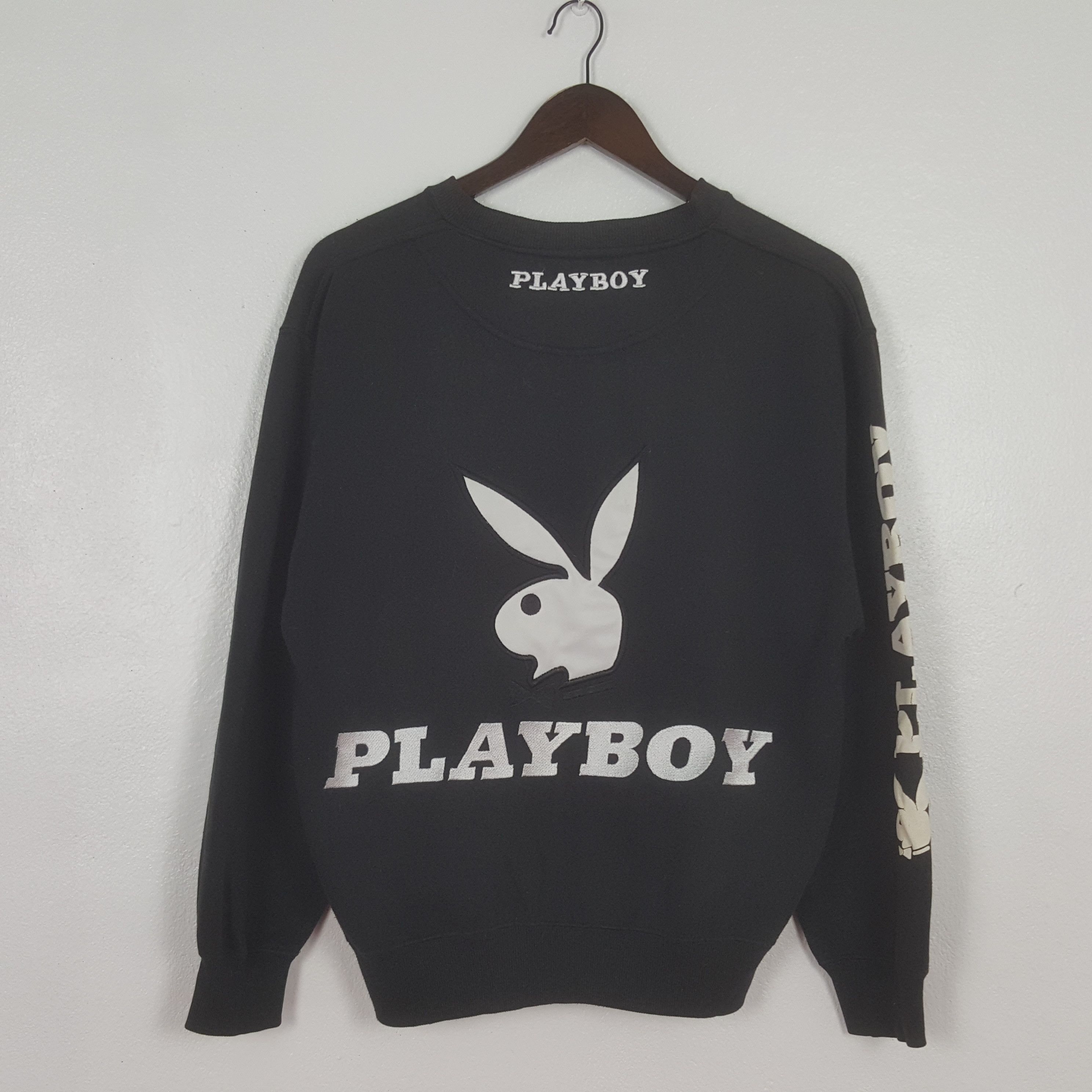 Playboy Vintage Playboy Big Logo Sweatshirt Size US M / EU 48-50 / 2 - 1 Thumbnail