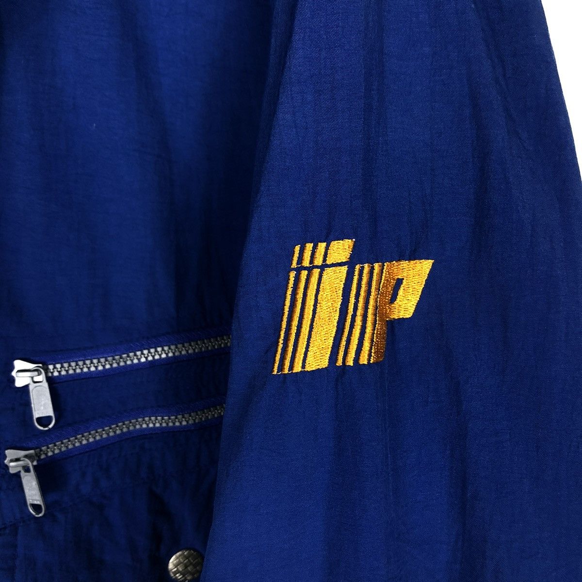 Vintage 📌VINTAGE BOMBER JACKET ITALIANA PETROLI RACING BIG LOGO Size US L / EU 52-54 / 3 - 16 Thumbnail