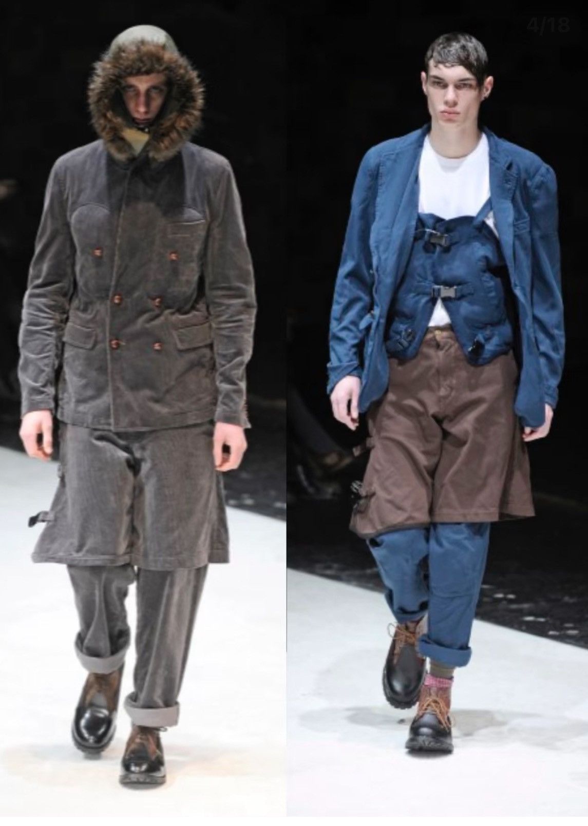 Comme des Garcons Homme Plus × Rei Kawakubo Comme des Garcons Homme Plus Samurai Kendo Jacket with Vest Size US XS / EU 42 / 0 - 19 Thumbnail