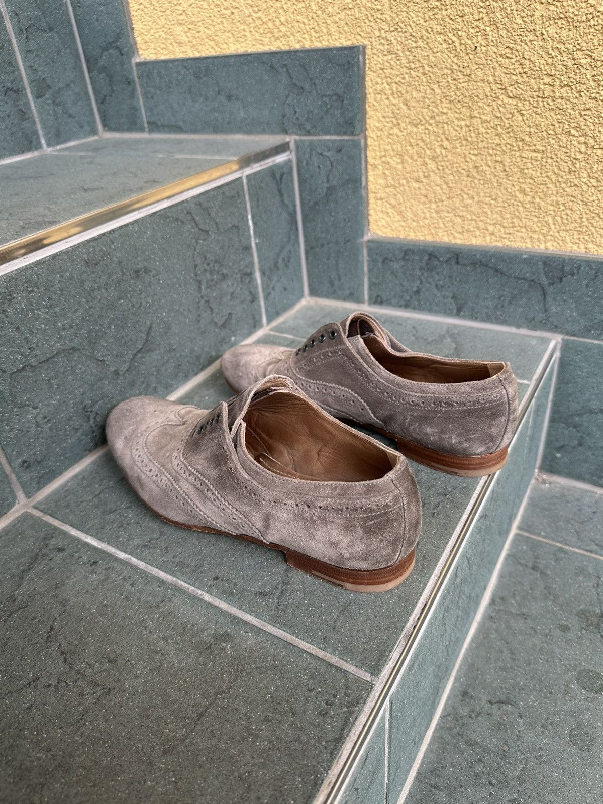 Prada Prada Loafers Women Shoes size 36 us-6,5 Brown-Gray Size US 6.5 / IT 36.5 - 7 Thumbnail