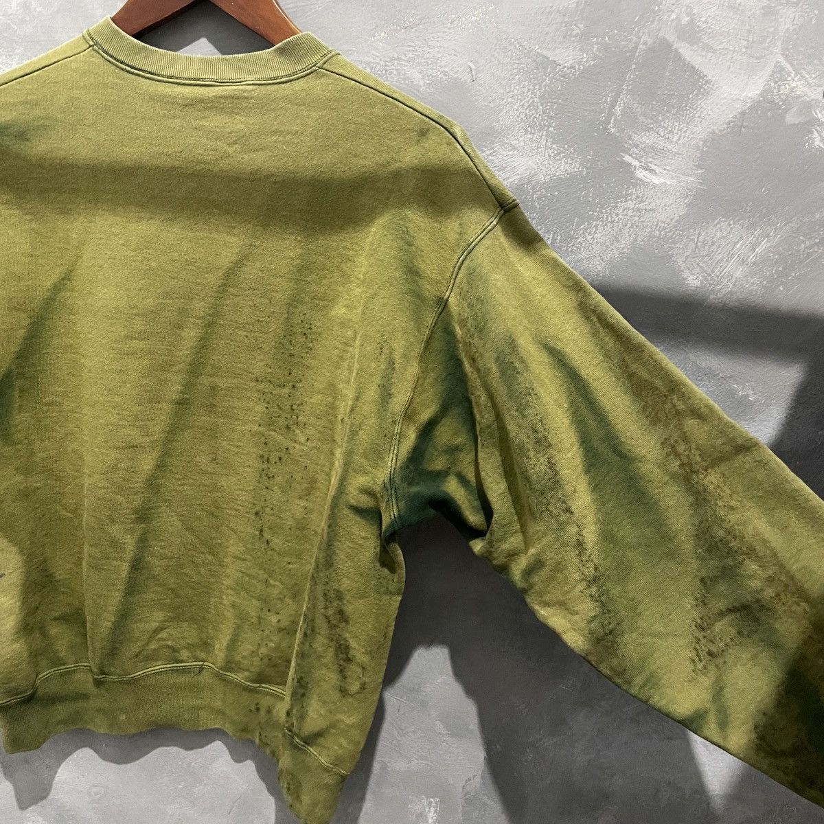 Fox Racing RARE VINTAGE 90s FOX RACING SUNFADED GREEN SWEATSHIRT Size US M / EU 48-50 / 2 - 8 Thumbnail