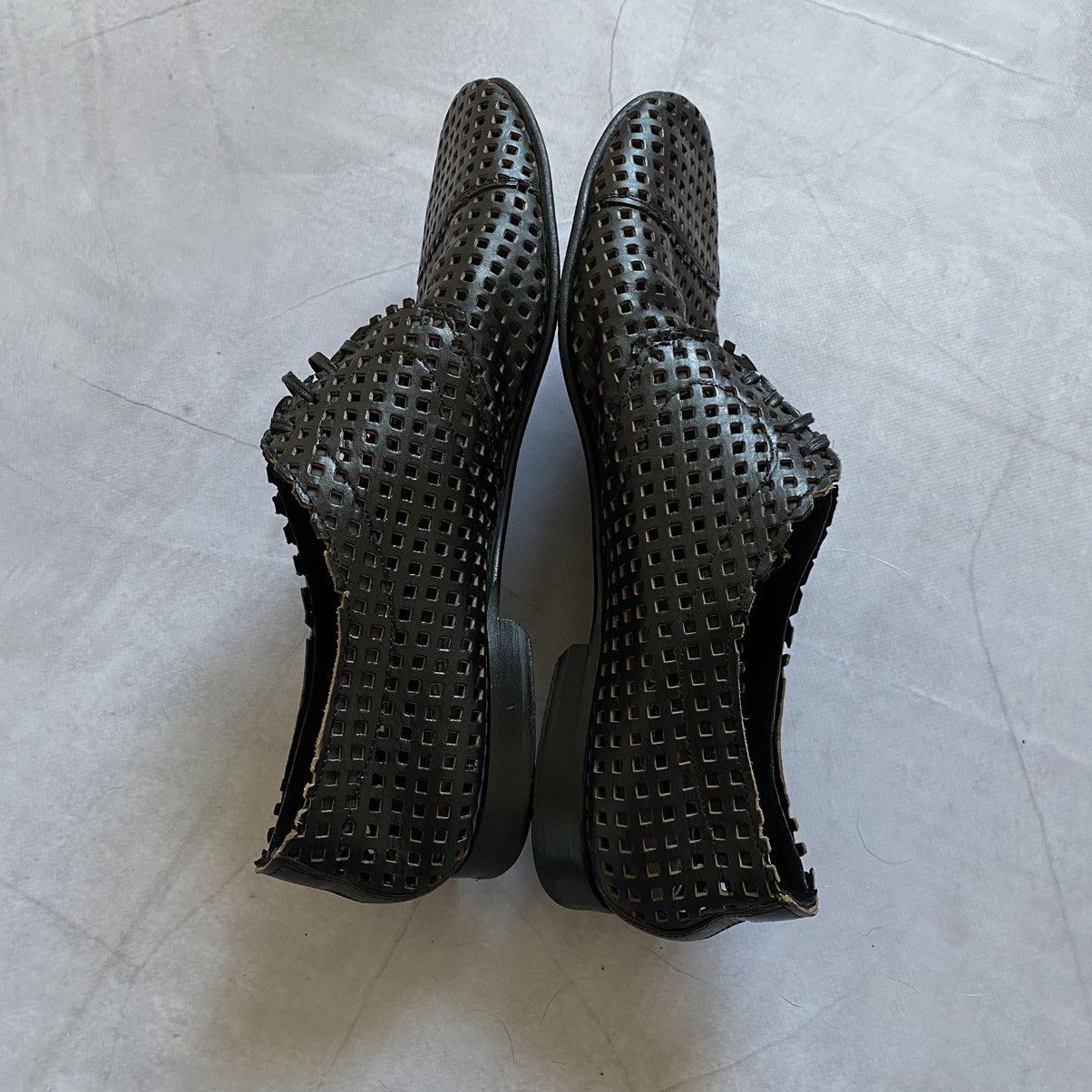 Dolce & Gabbana Archive Vintage Dolce Gabbana Leather Avant-Garde Shoes Size US 11 / EU 44 - 3 Thumbnail