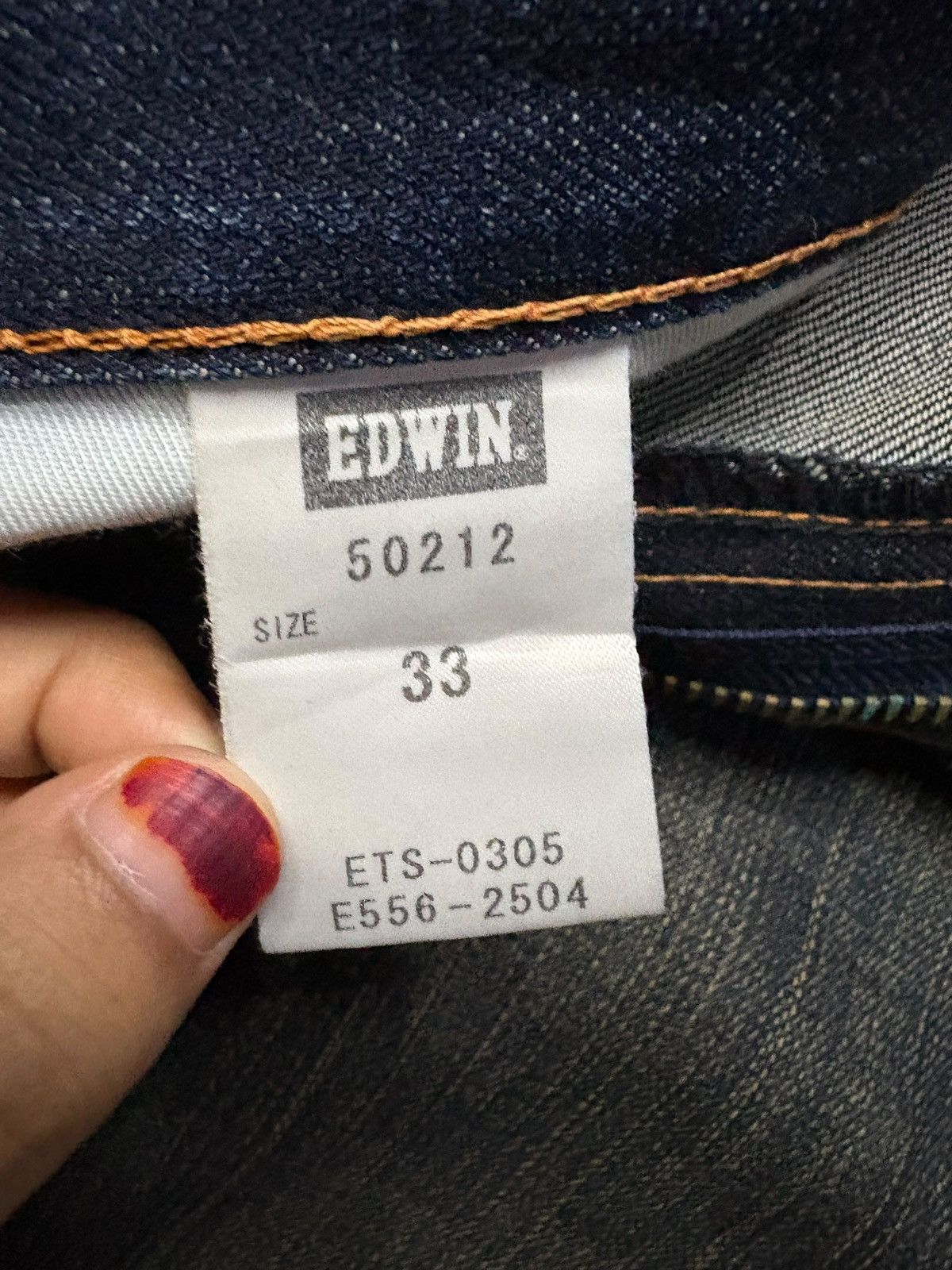 Edwin Vintage Edwin 502 Rusty Wash Loose Jeans Size US 33 - 10 Thumbnail