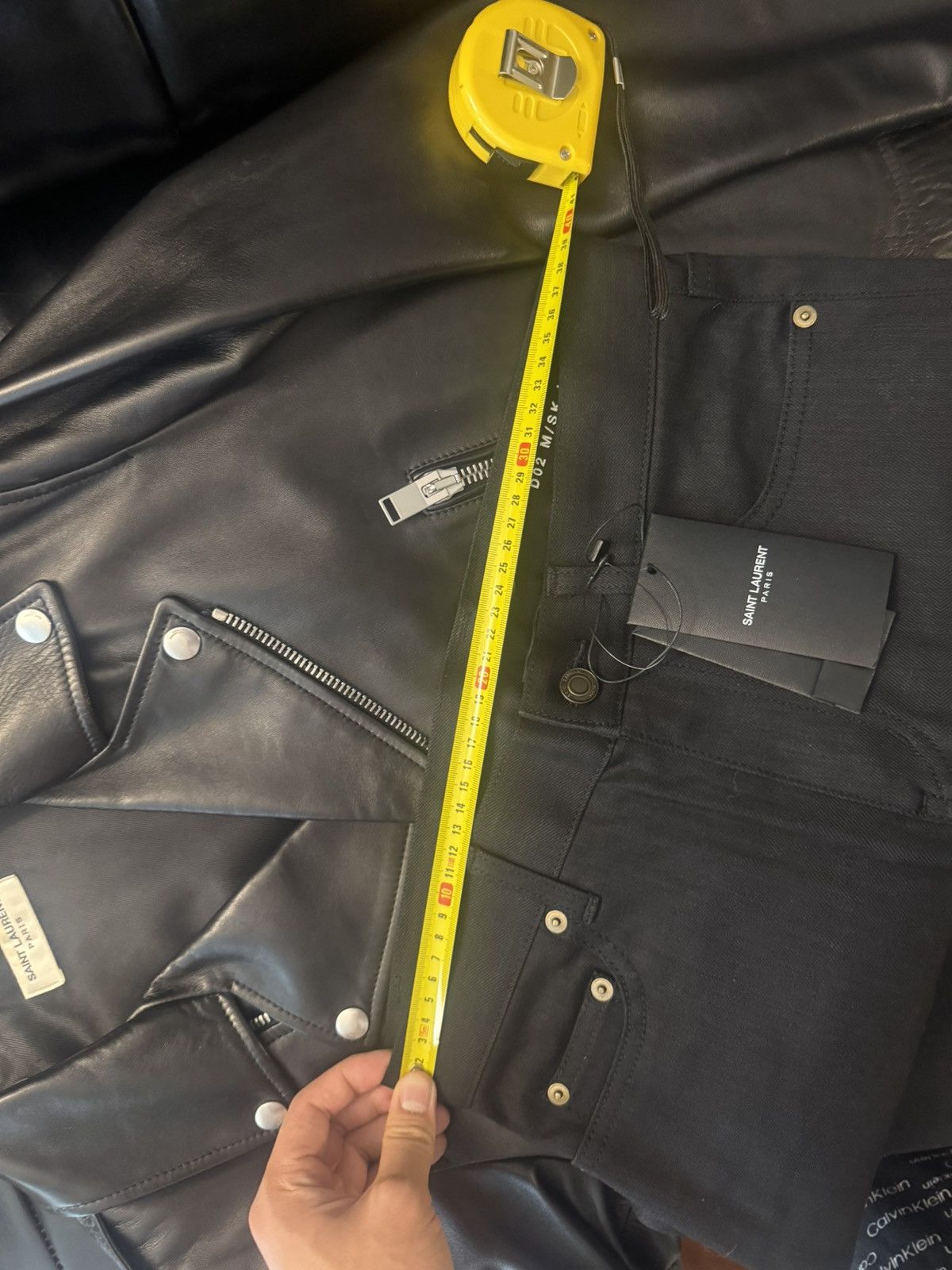 Saint Laurent Paris Saint Laurent 2016FW D02 black denim Size US 29 - 4 Thumbnail