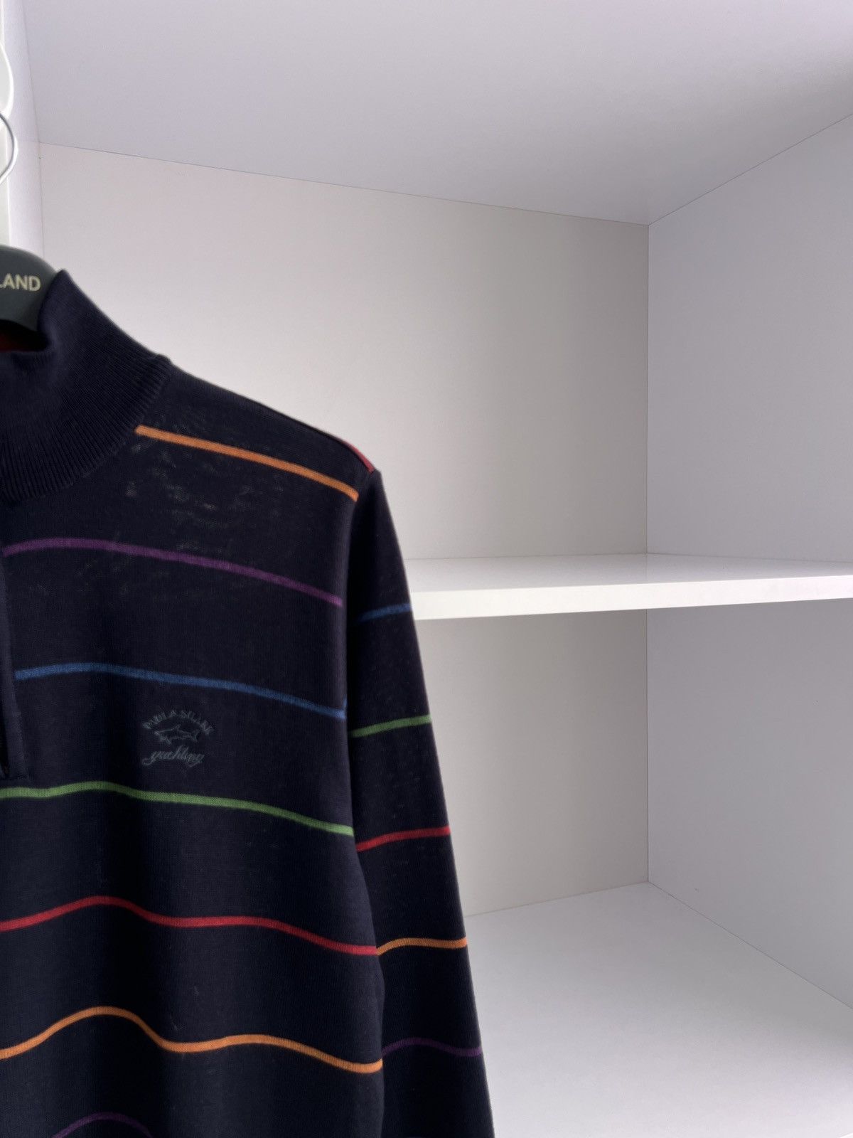 Designer × Paul & Shark × Vintage Vintage Paul Shark striped navy luxury sweater Size US M / EU 48-50 / 2 - 7 Thumbnail