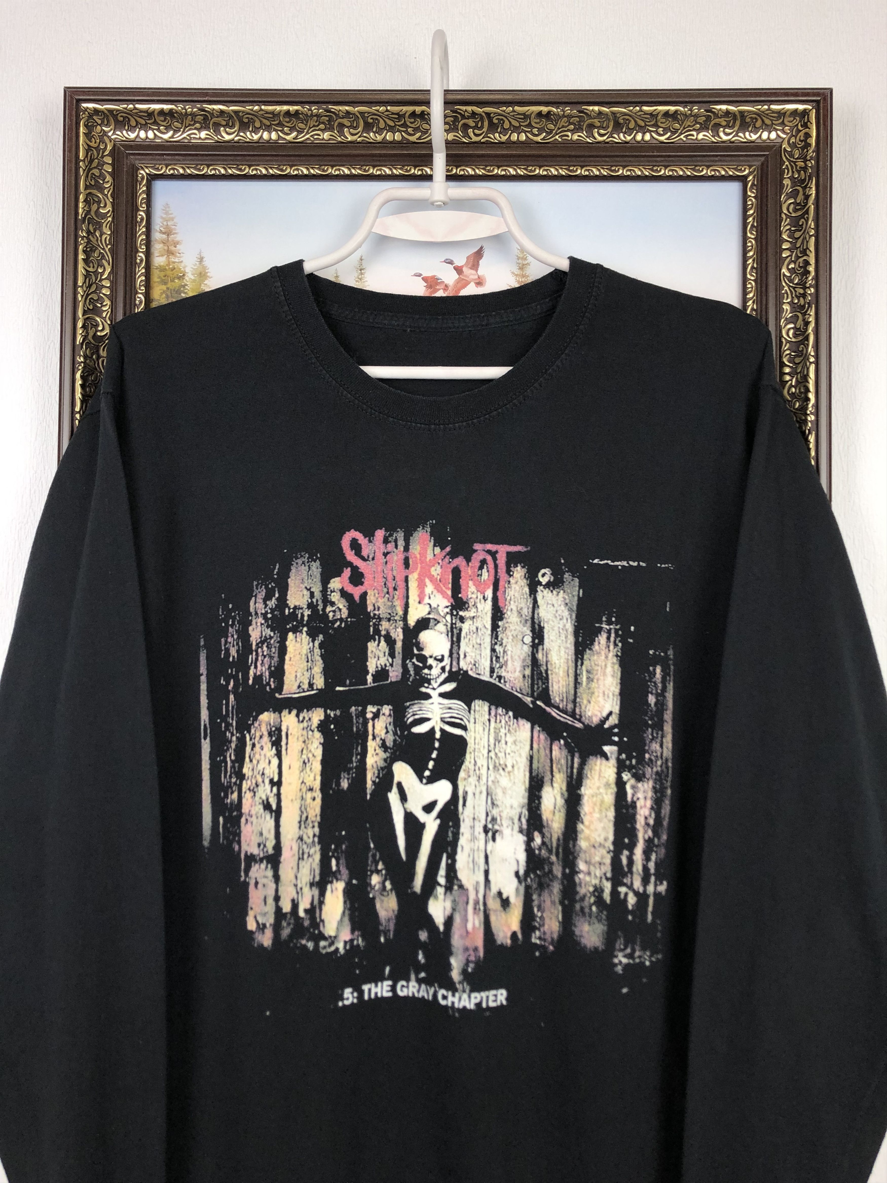 Band Tees Slipknot Band Tee Shirt Long Sleeve The Gray Chapter Size US M / EU 48-50 / 2 - 2 Thumbnail