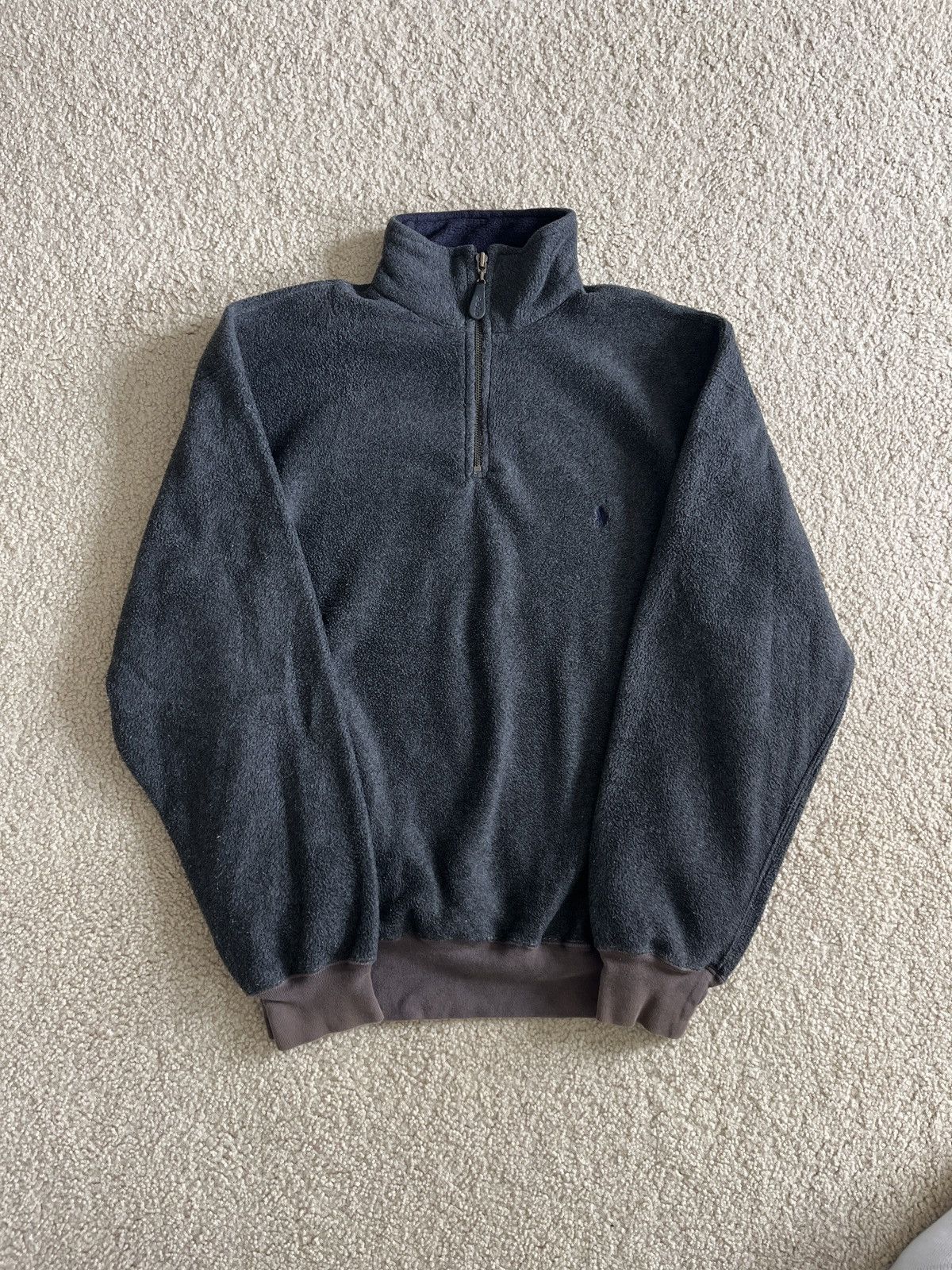 Polo Ralph Lauren Vintage Mens Polo Ralph Lauren Quarter-Zip Fleece Jacket Size US S / EU 44-46 / 1 - 1 Thumbnail